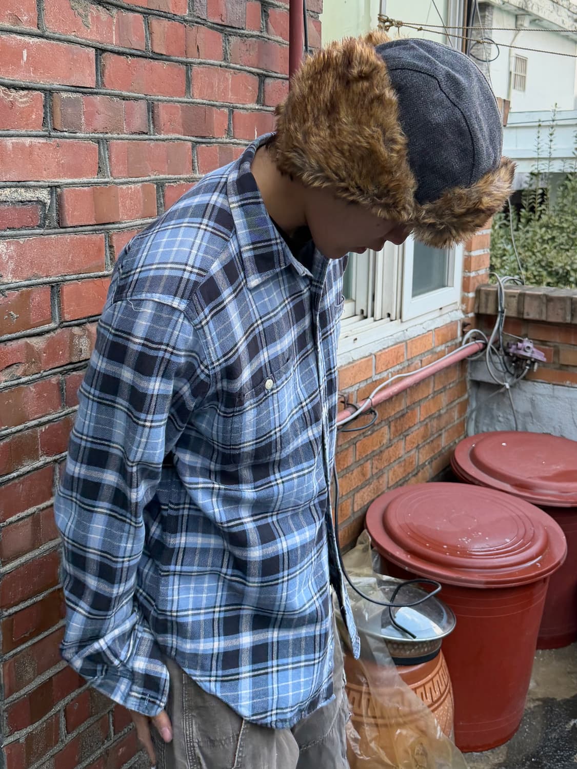 빈티지 플란넬 셔츠 상품이미지2