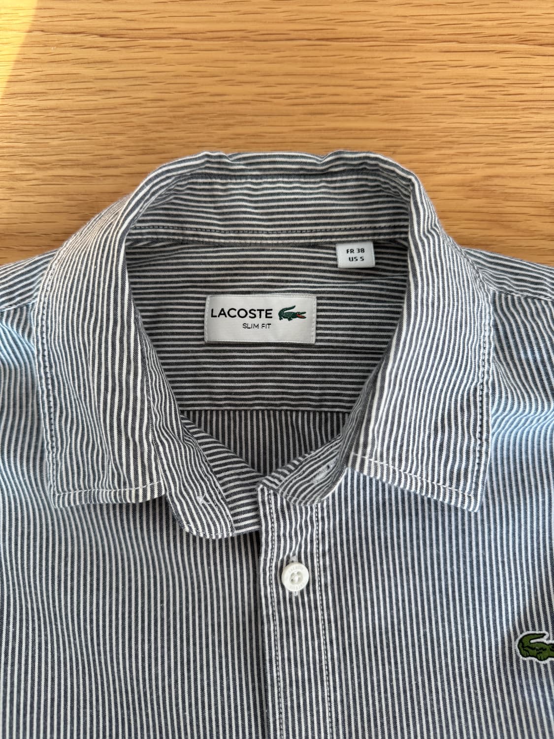 라코스테(LACOSTE) 핀스트라이프 셔츠 상품이미지7