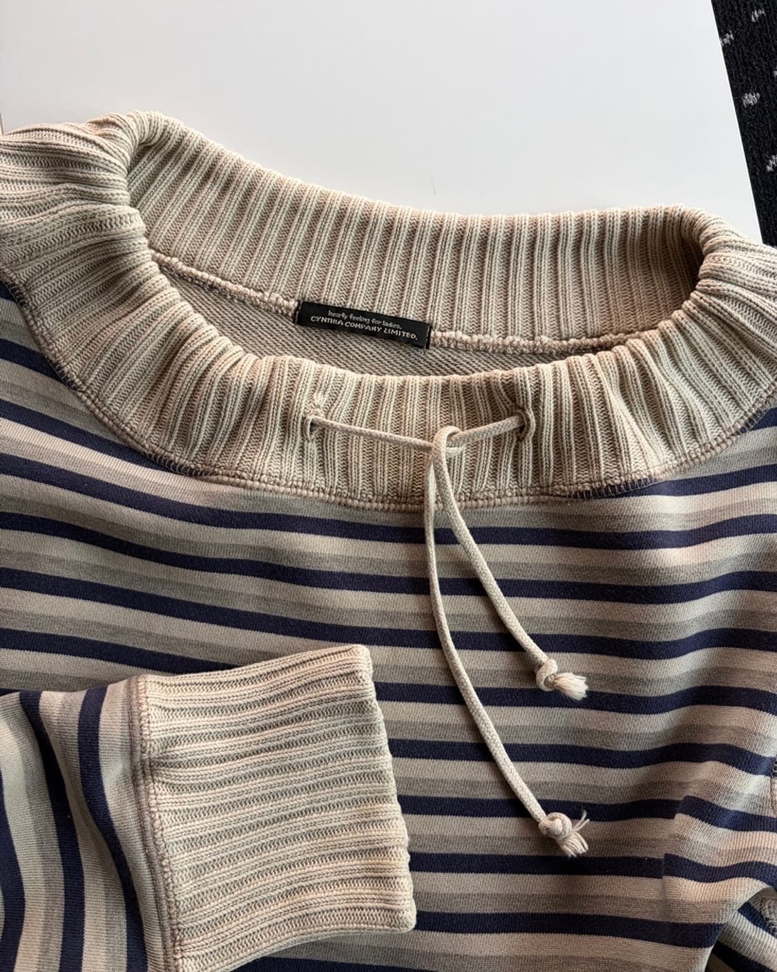 stripe patterned cotton top 상품이미지8