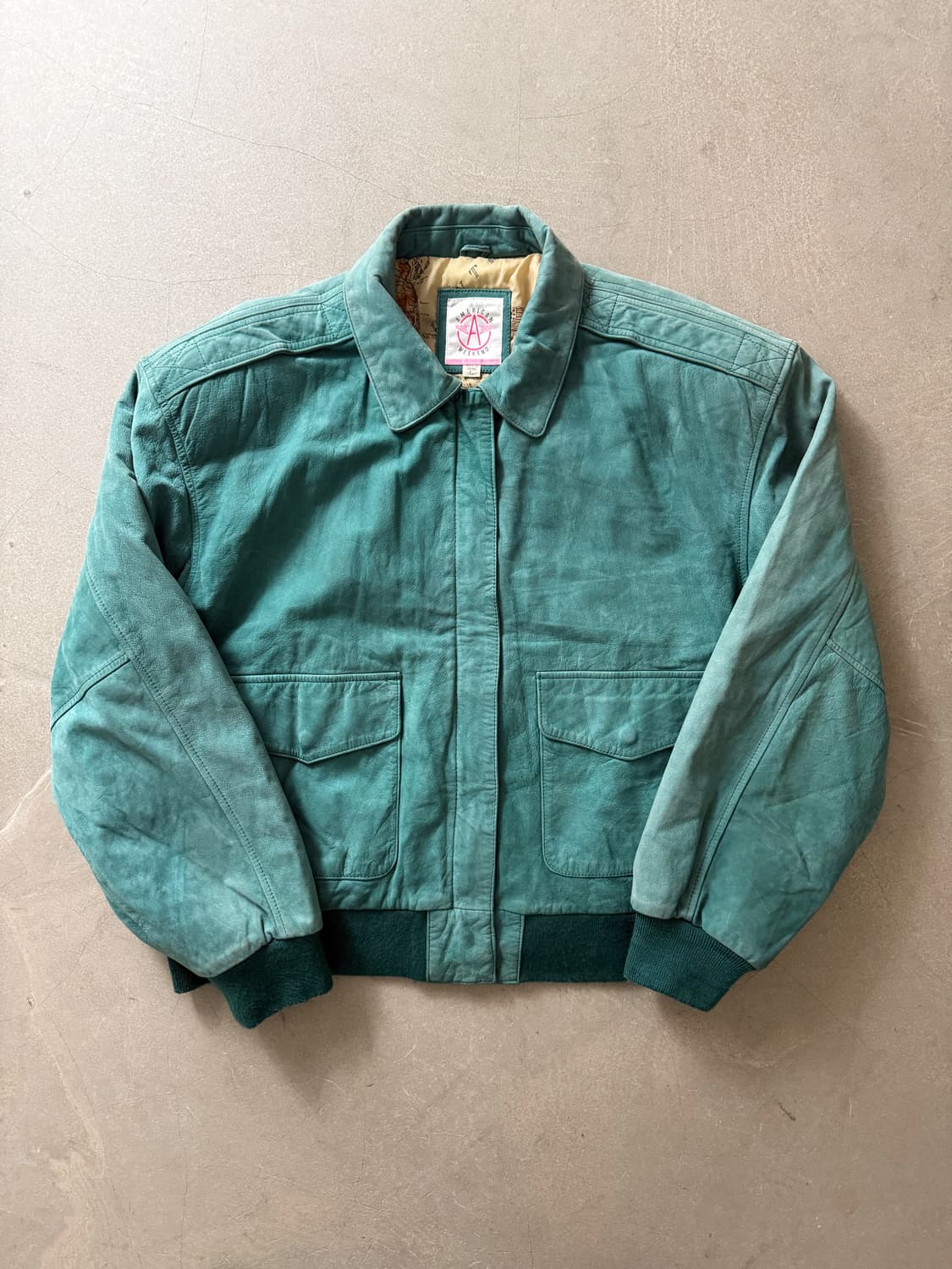  American Weeknd Leather A-2 Jacket 상품이미지2