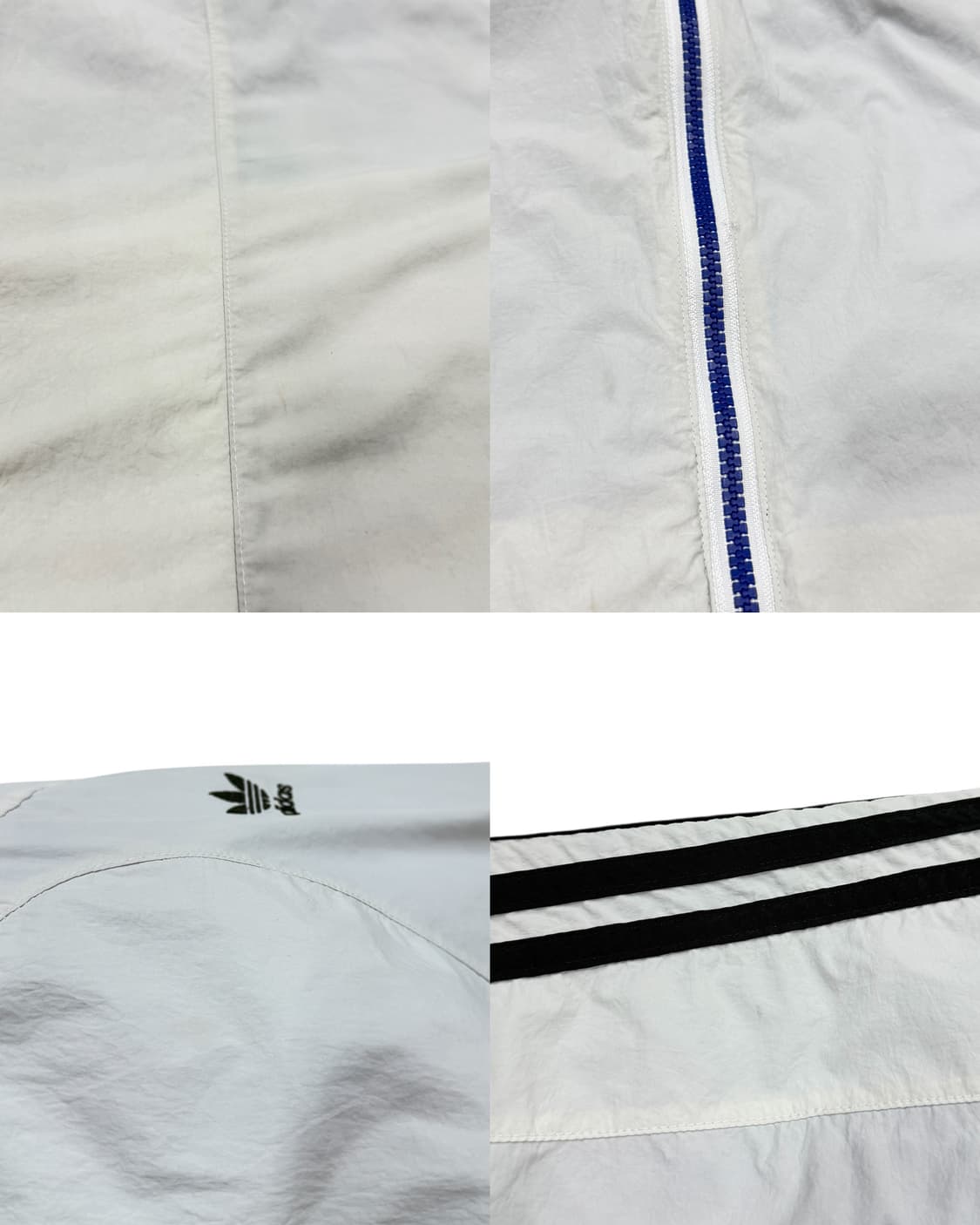 아디다스 X 예스아이씨 리버서블 양면 바람막이 자켓 블루 화이트 2XL 상품이미지5