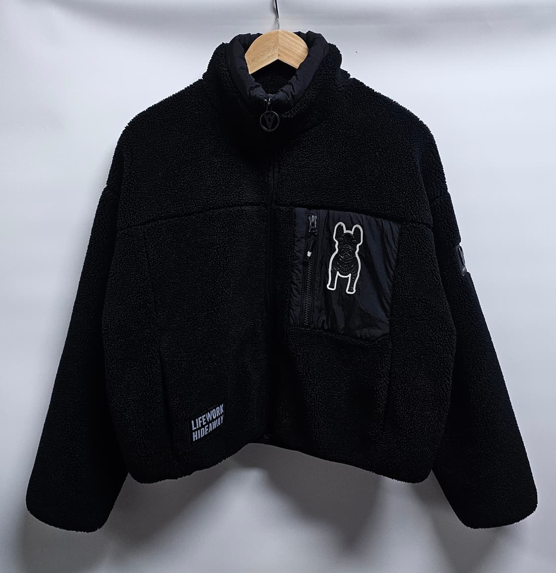 라이프워크 여성 플리스 자켓 블랙 S 상품이미지1