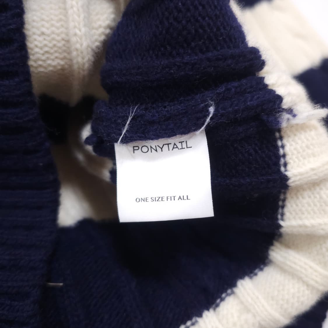 포니테일 스트라이프 니트 상품이미지5