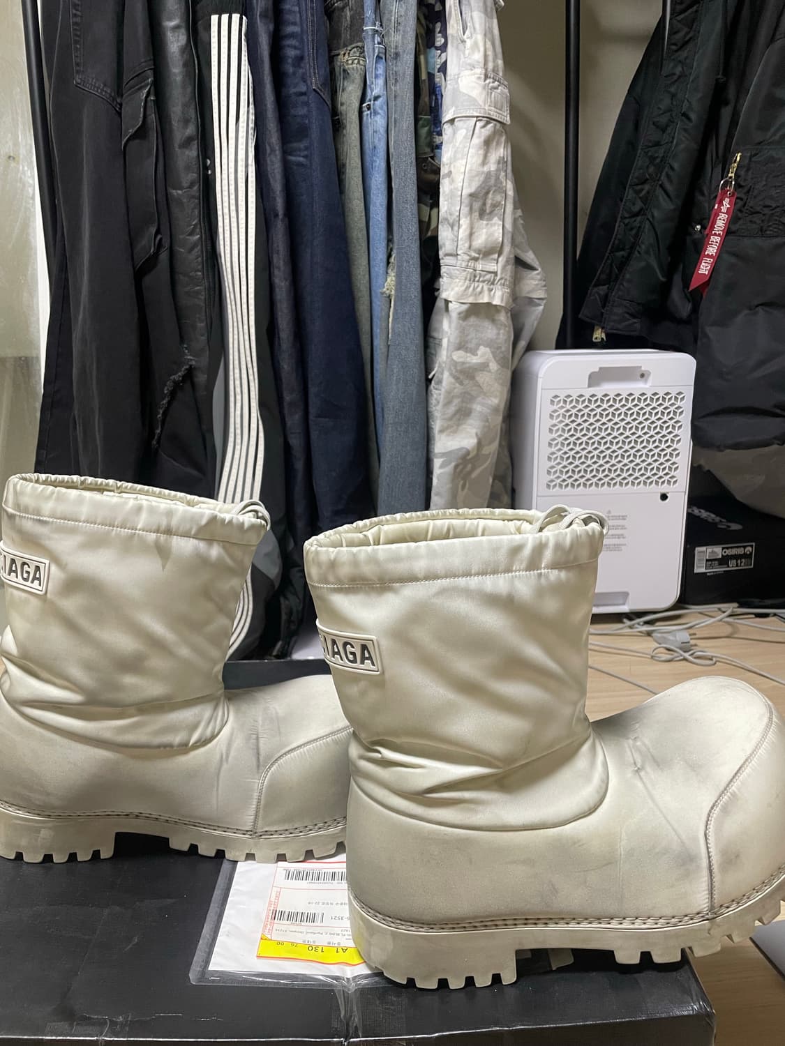 발렌시아가 알래스카 나일론 화이트 41-42 상품이미지7