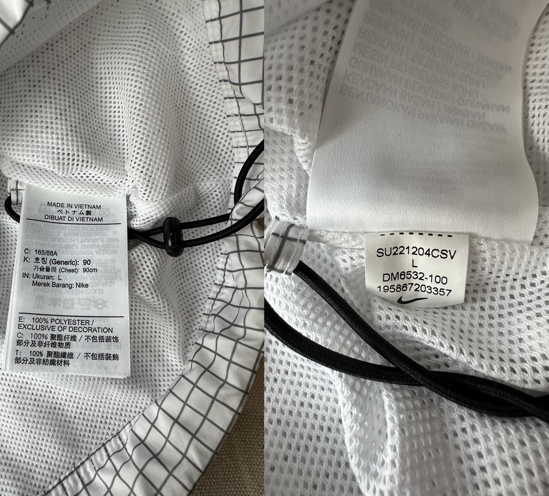 나이키 우먼스 우븐 아노락 바람막이 L  상품이미지9