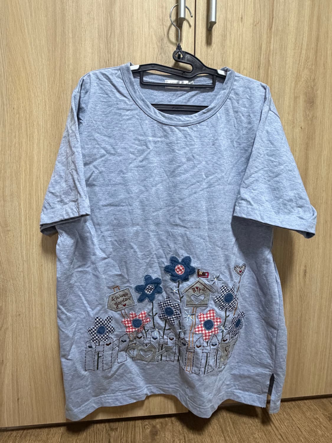 모리걸 패치 반팔티셔츠 하구미 스즈코 상품이미지1