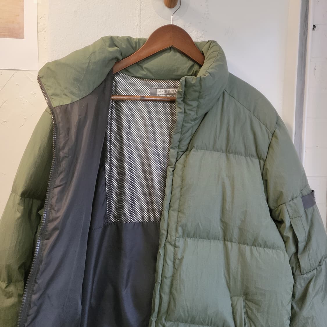 에디바우어 EBTEK 덕다운 패딩 남성 M 상품이미지3