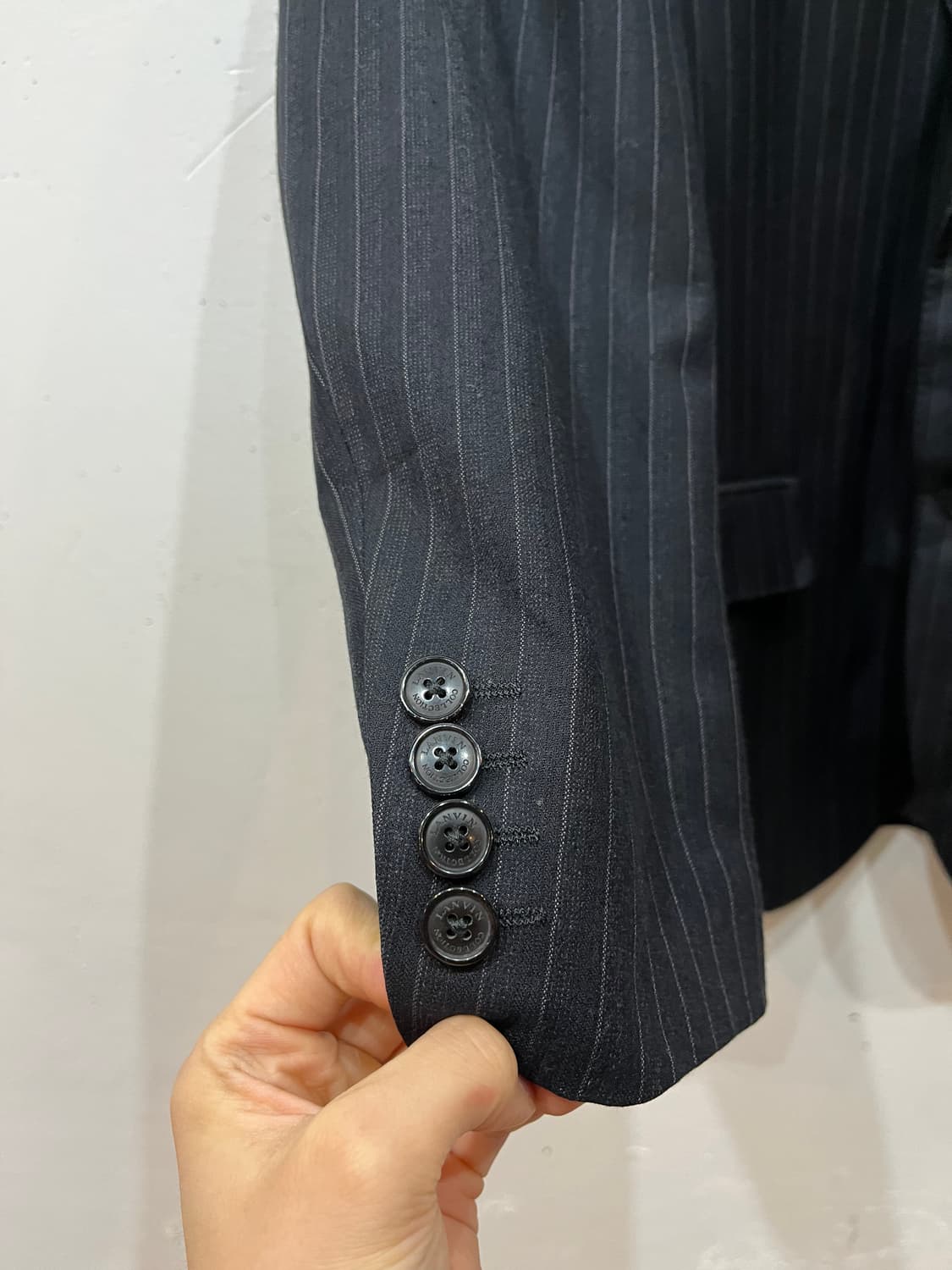 LANVIN 랑방 2B 스트라이프 울 실크 블레이저 자켓 상품이미지8