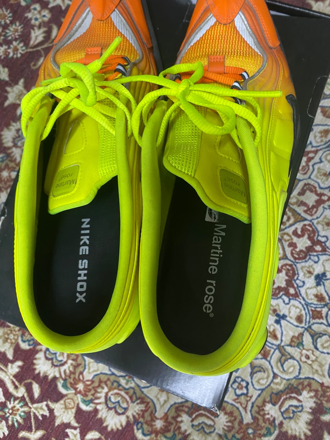 [275] 나이키 x 마틴 로즈 샥스 MR4 세이프티 오렌지 상품이미지2