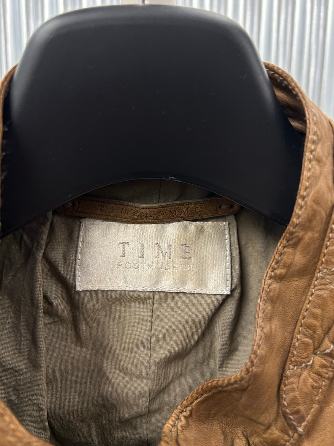 TIME 브라운 양가죽 자켓 상품이미지5