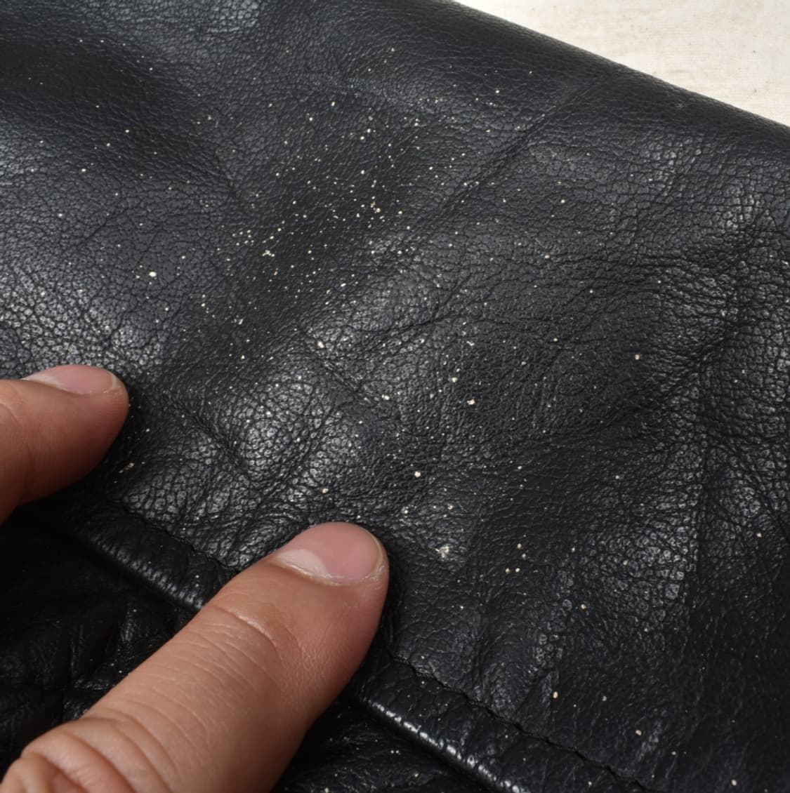 90S 리얼 레더 하드 라이더 가죽 자켓 48 N0719 상품이미지9