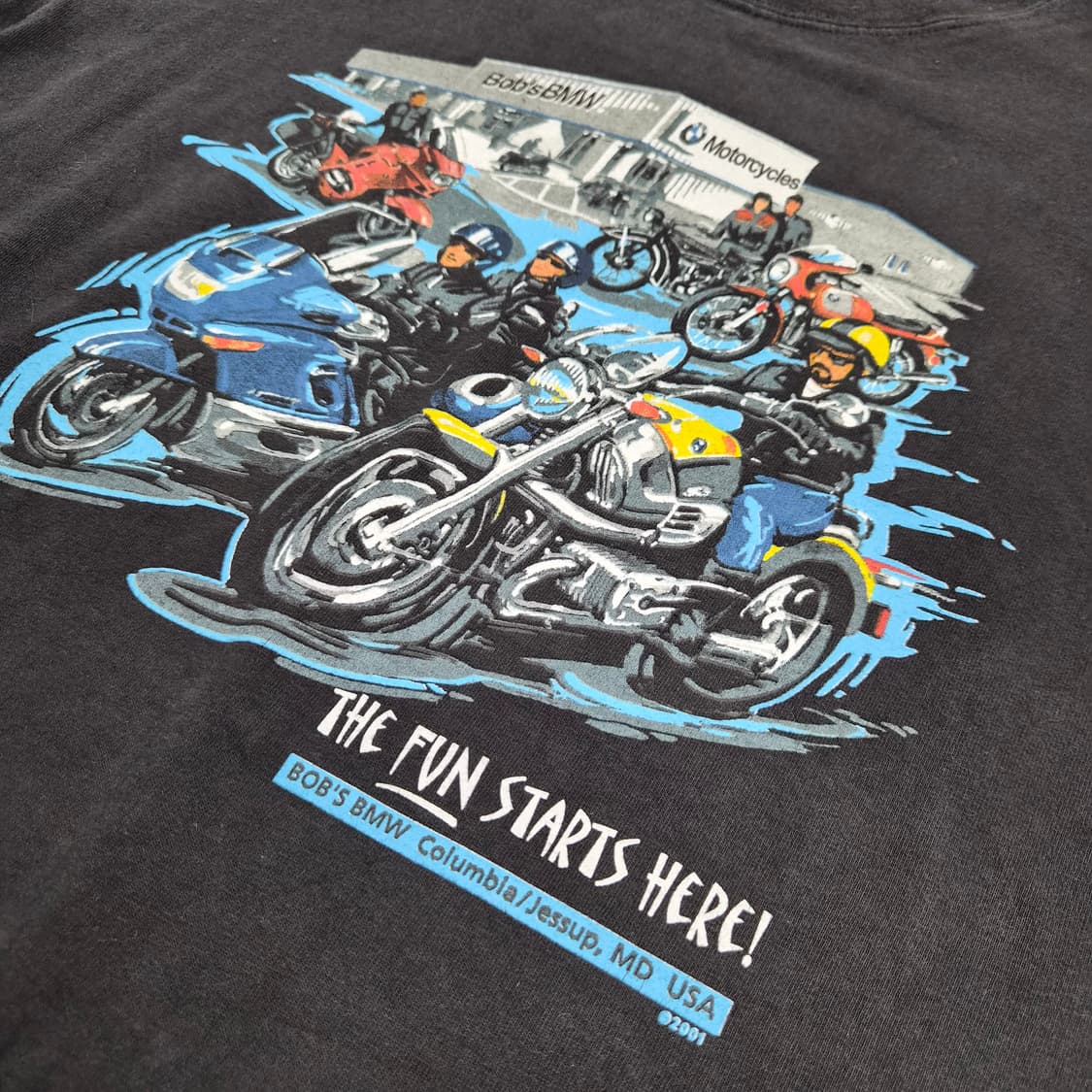 00s Bob's BMW Motorcycles 반팔티 상품이미지6