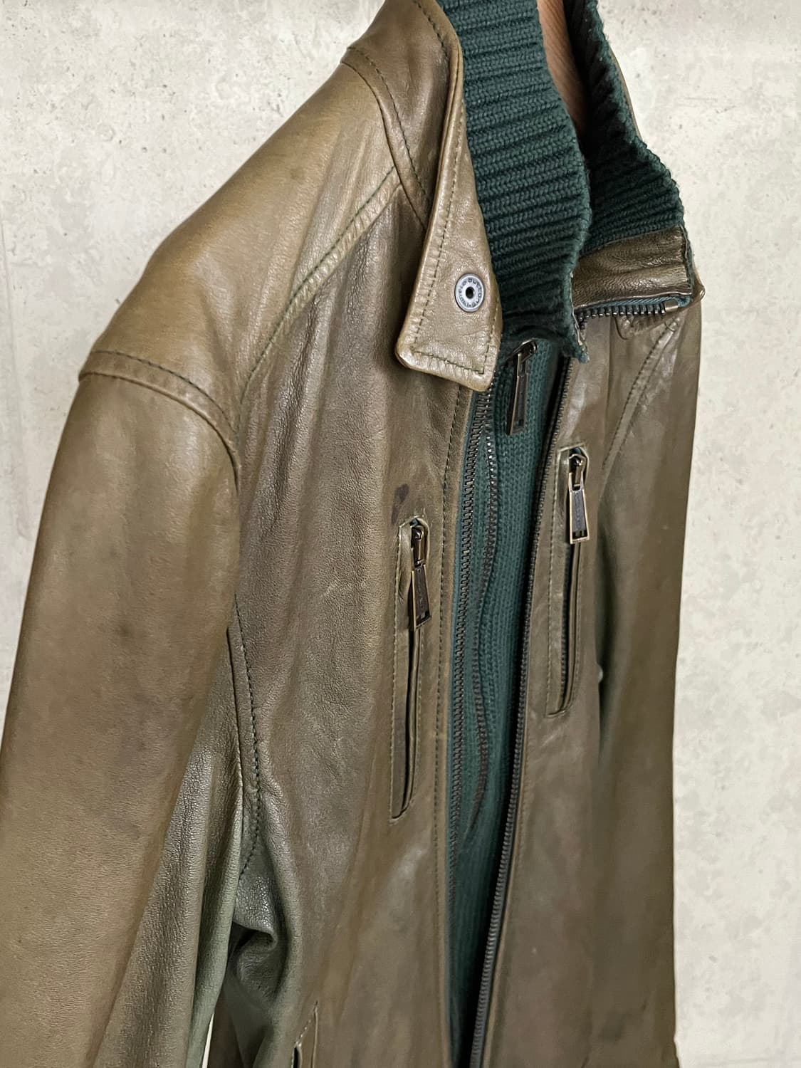 DSQUARED2 NAPPA LEATHER JACKET 상품이미지3