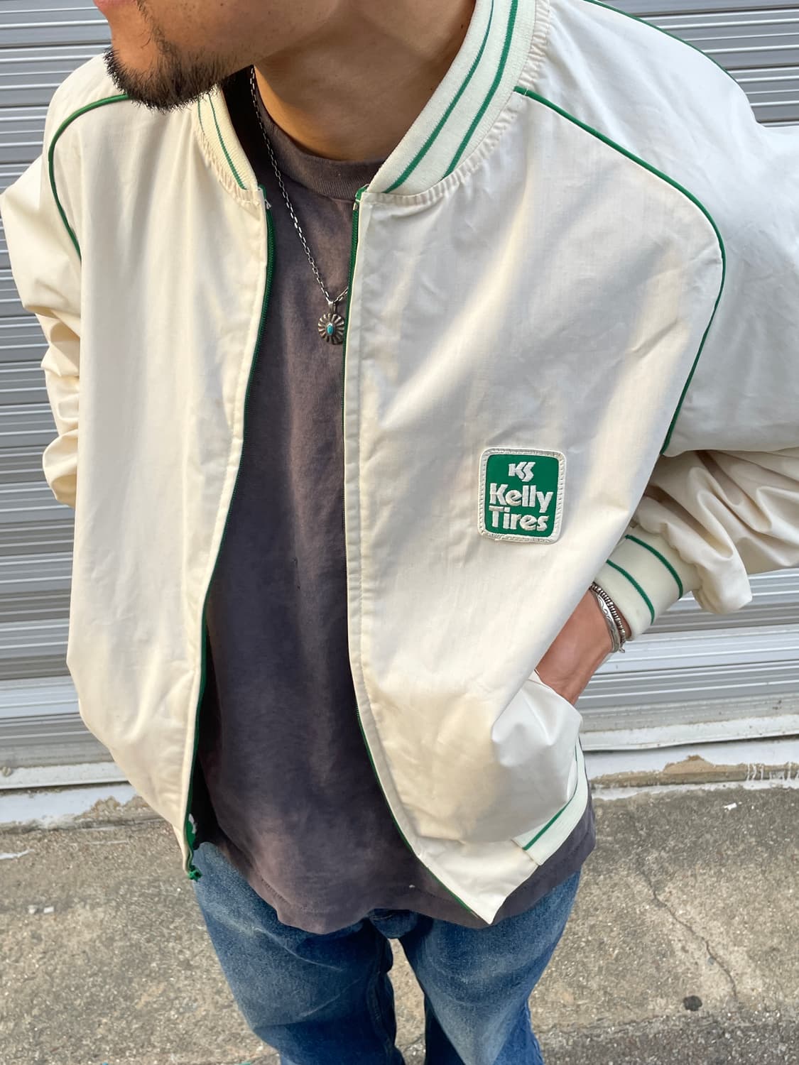 80s USA Promotional Kelly Tire Jacket 상품이미지3