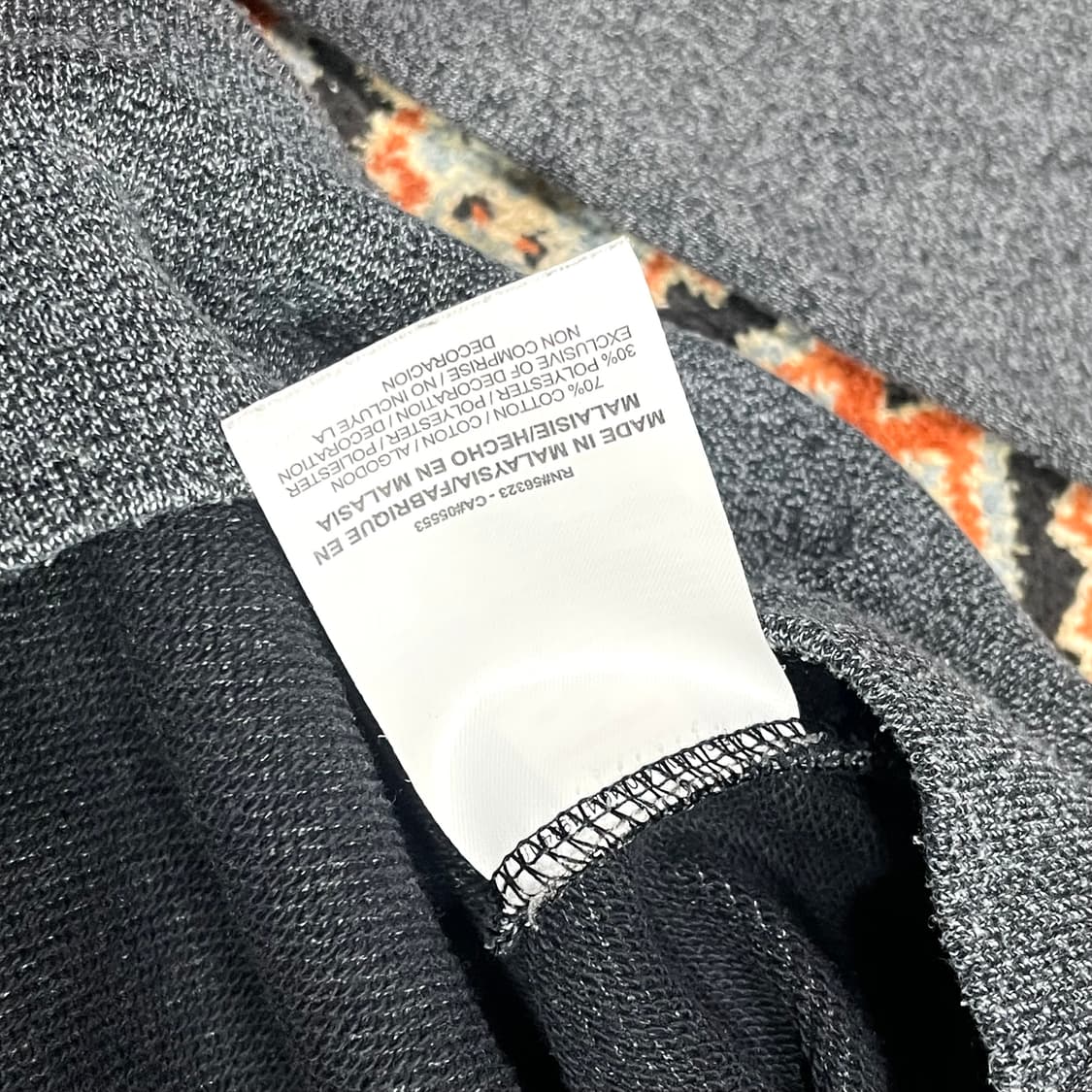 나이키 나무 프린팅 차콜 맨투맨 티셔츠 남성XXL 상품이미지5