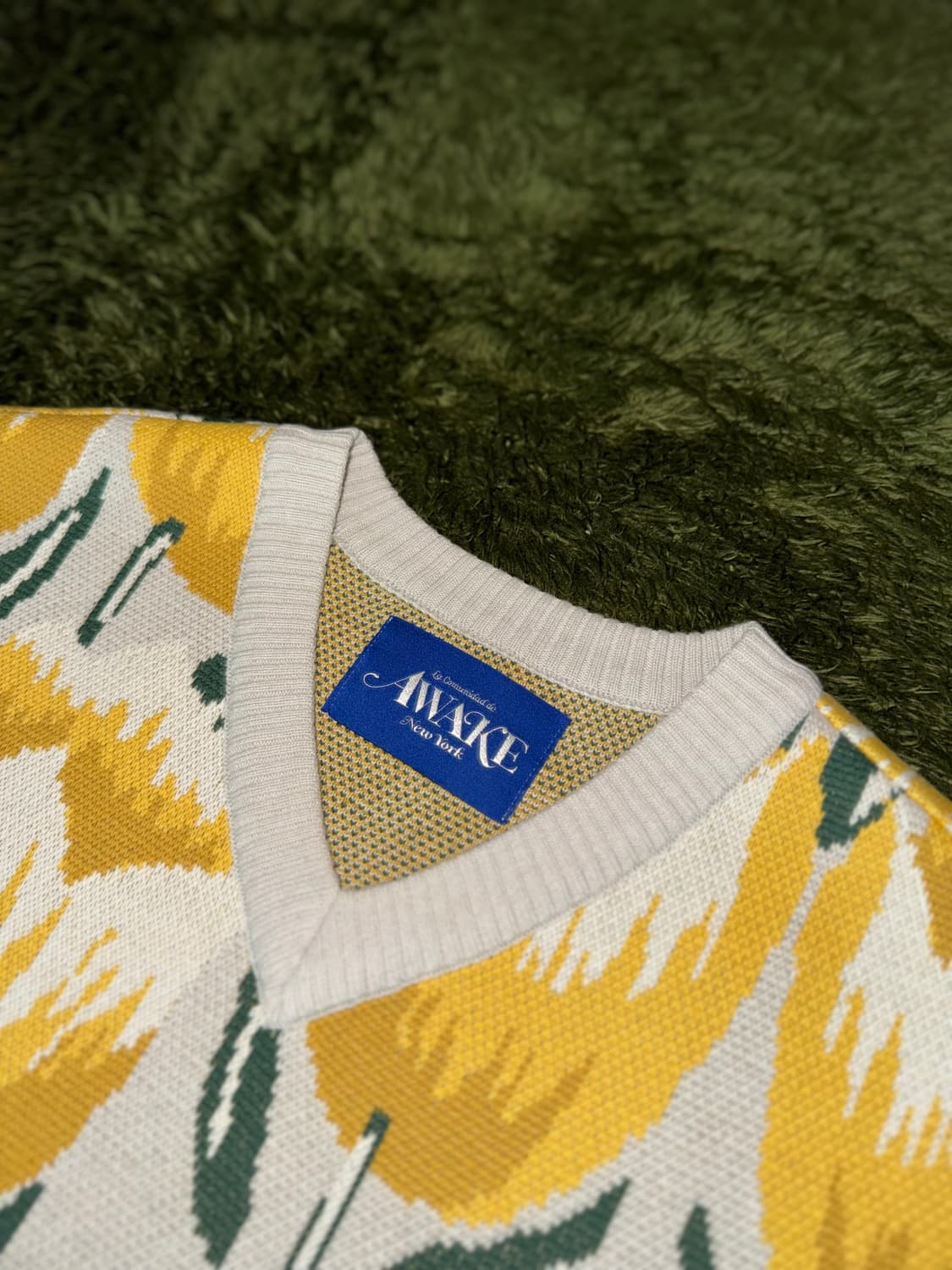 [L] Awake NY 어웨이크 뉴욕 21ss 튤립 니트 베스트 베이지 상품이미지3