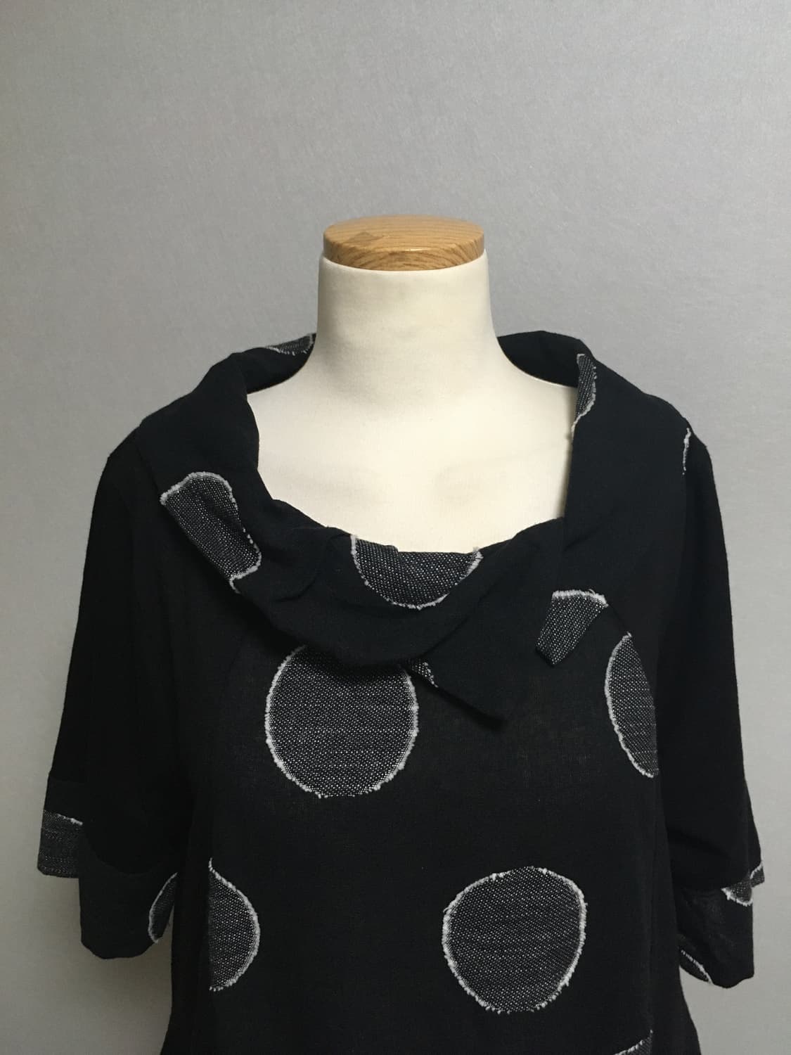 빈티지 도트 레이어드 베스트 원피스 하구미 모리걸 아오이유우 상품이미지5