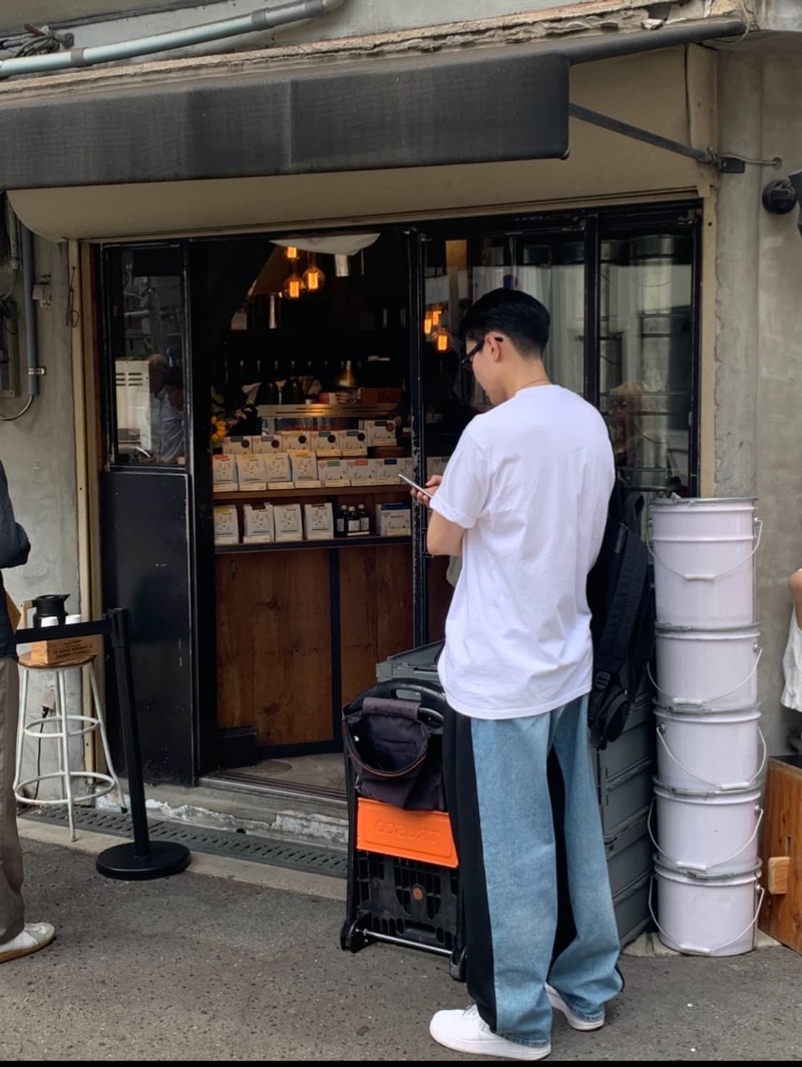 [L] 블레스 bless 오버조깅진 검청 판매합니다 상품이미지2