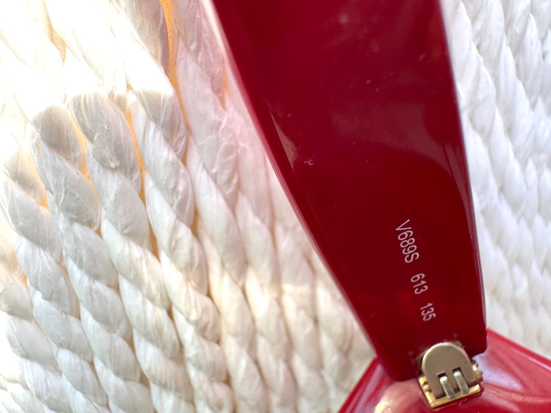 새상품 컨디션VALENTINO 발렌티노 V689S 레드 선글라스 상품이미지3