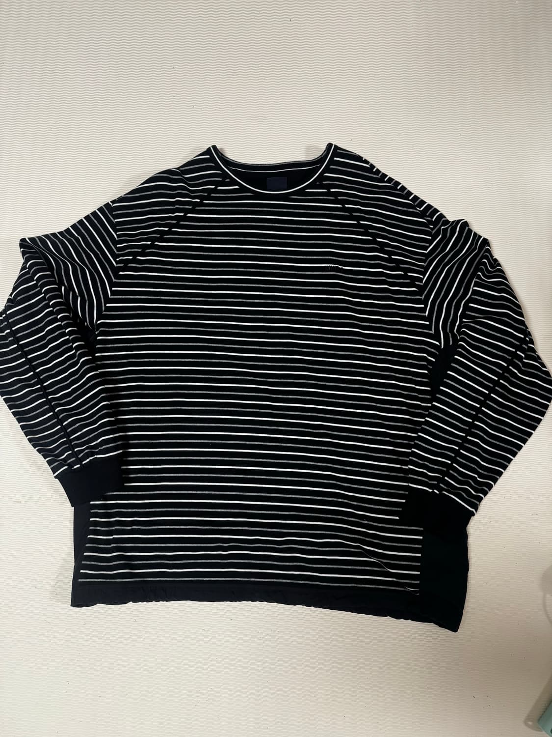 준지 스트라이프 스트링 롱슬리브 티셔츠 JC2741P035 상품이미지1