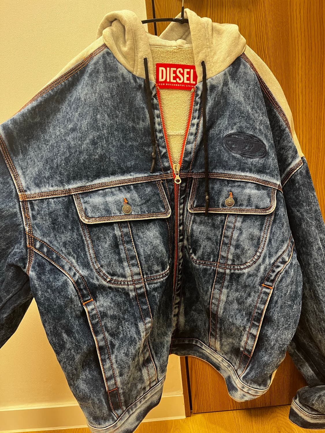 디젤 데님후드자켓 상품이미지1