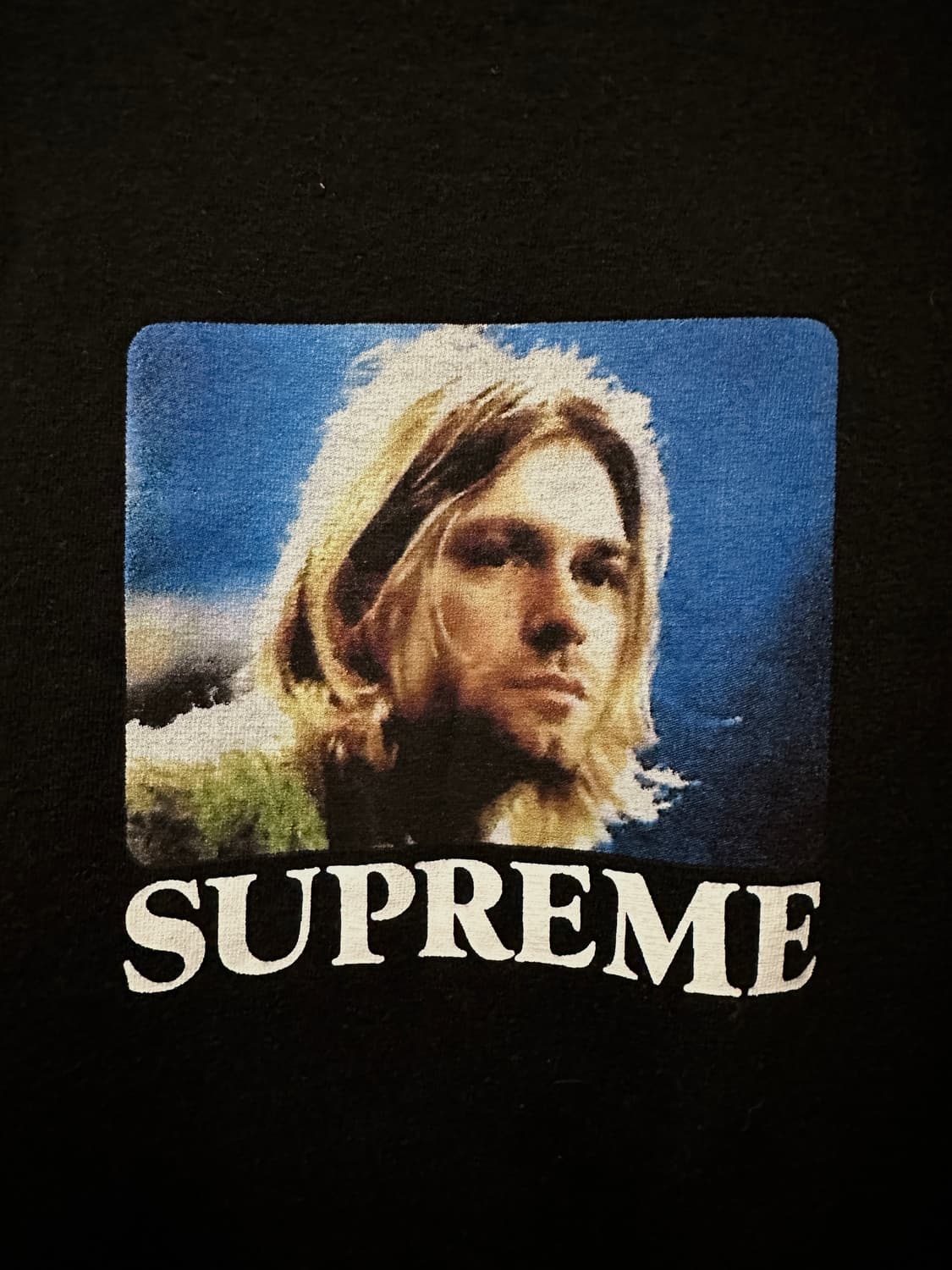 슈프림 커트 코베인 티셔츠 블랙 - 23SS 상품이미지3