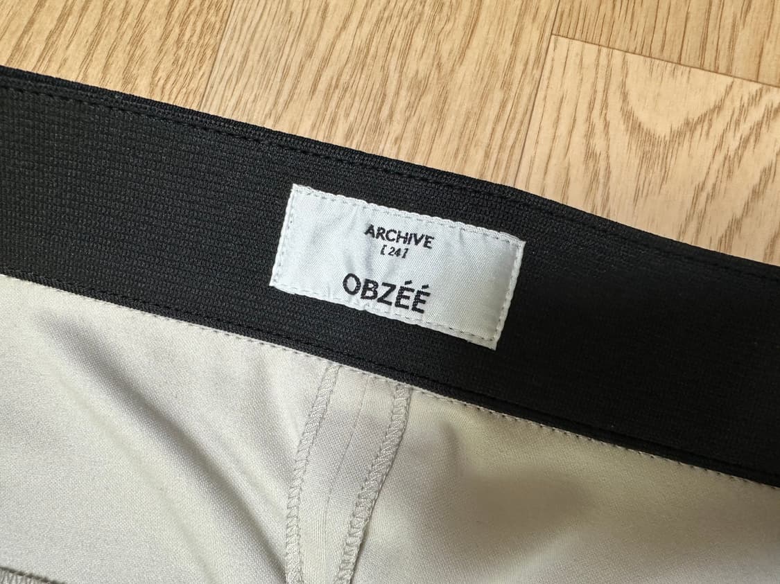 [새상품] ARCHIVE OBZEE 한섬 오브제 바지 베이지 상품이미지4