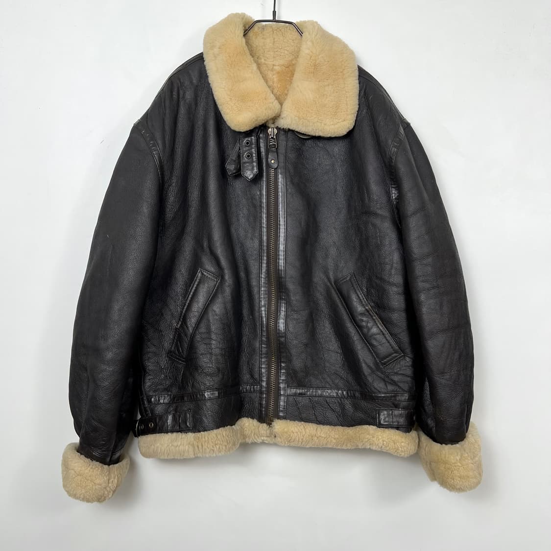 1980s Stussy 스투시 B-3 양가죽 무스탕 상품이미지1