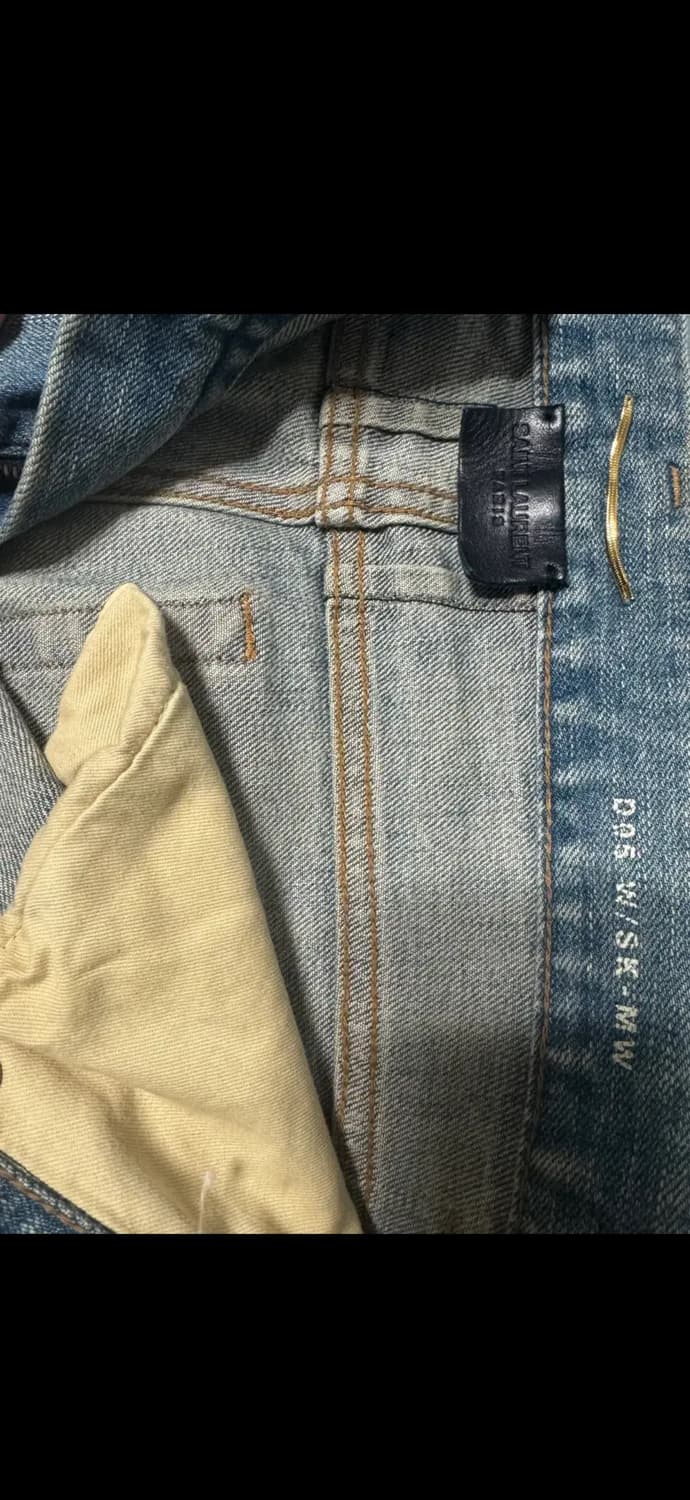 생로랑 15fw 디스진 데님(유아인 디스진) 상품이미지5