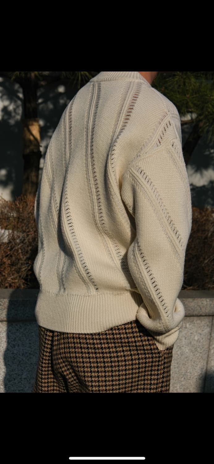 sunflower 니트 L 새상품급 상품이미지5