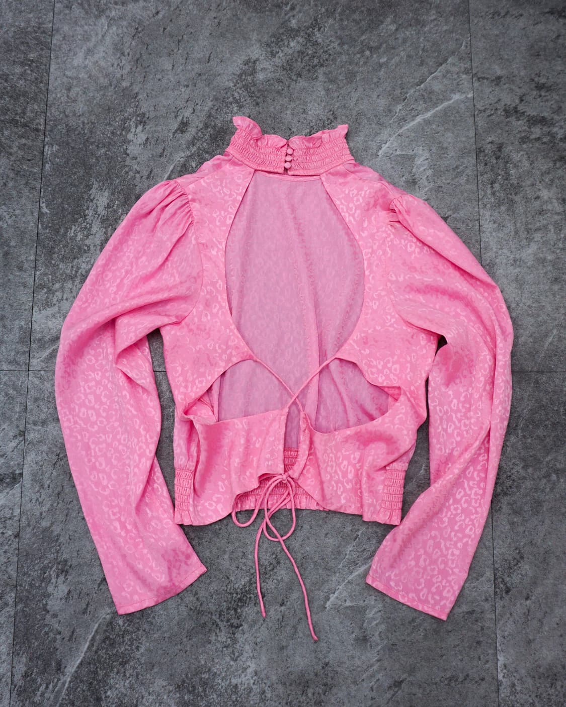 핑크 레오파드 탑 상품이미지2