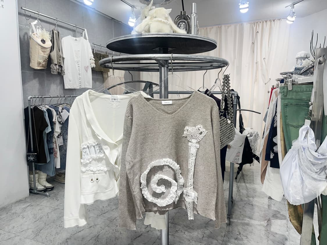 Lace Spiral Knit 상품이미지5