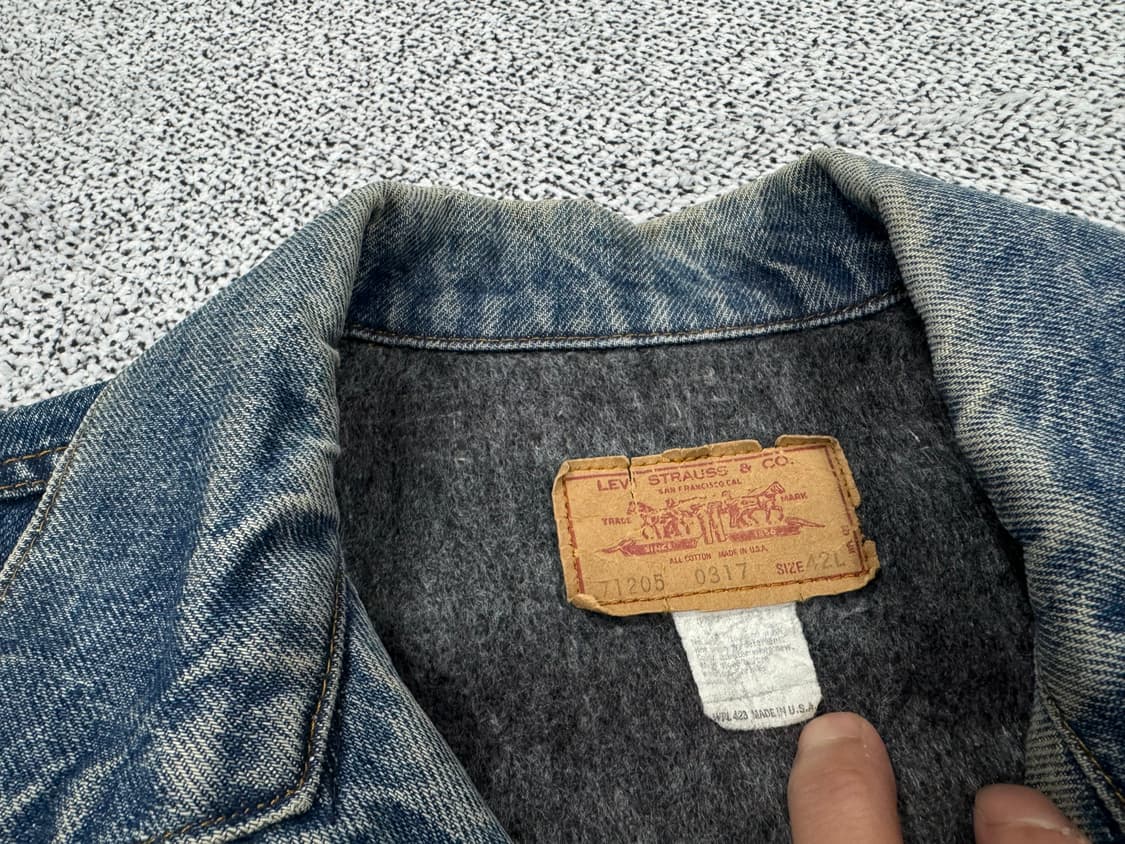 리바이스 70s TROY 블랑켓 데님자켓 상품이미지4