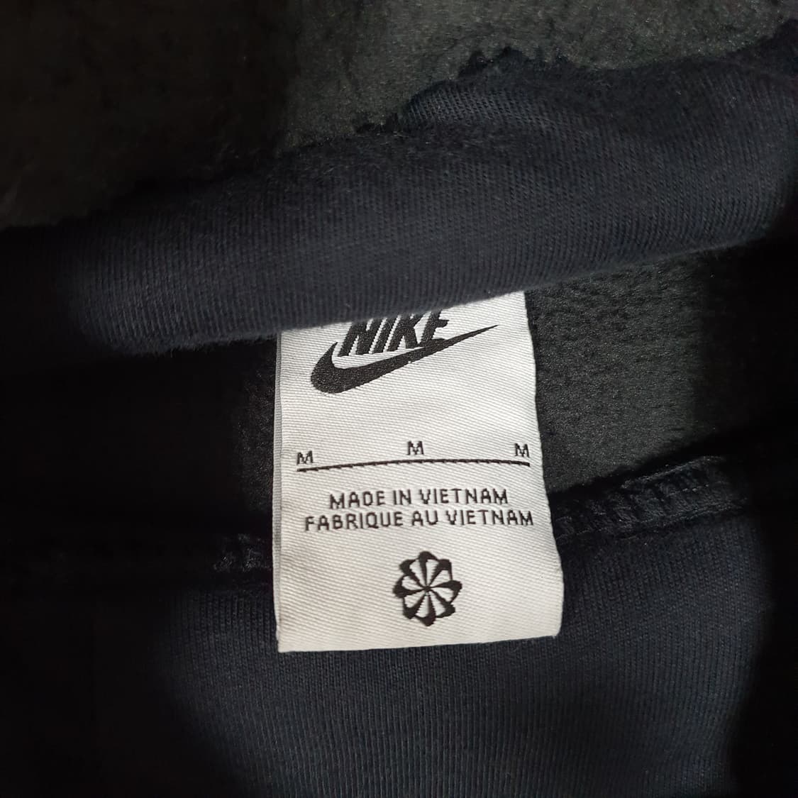 ✨ (바배) 나이키 빅로고 플리스 블랙 후드티  상품이미지3