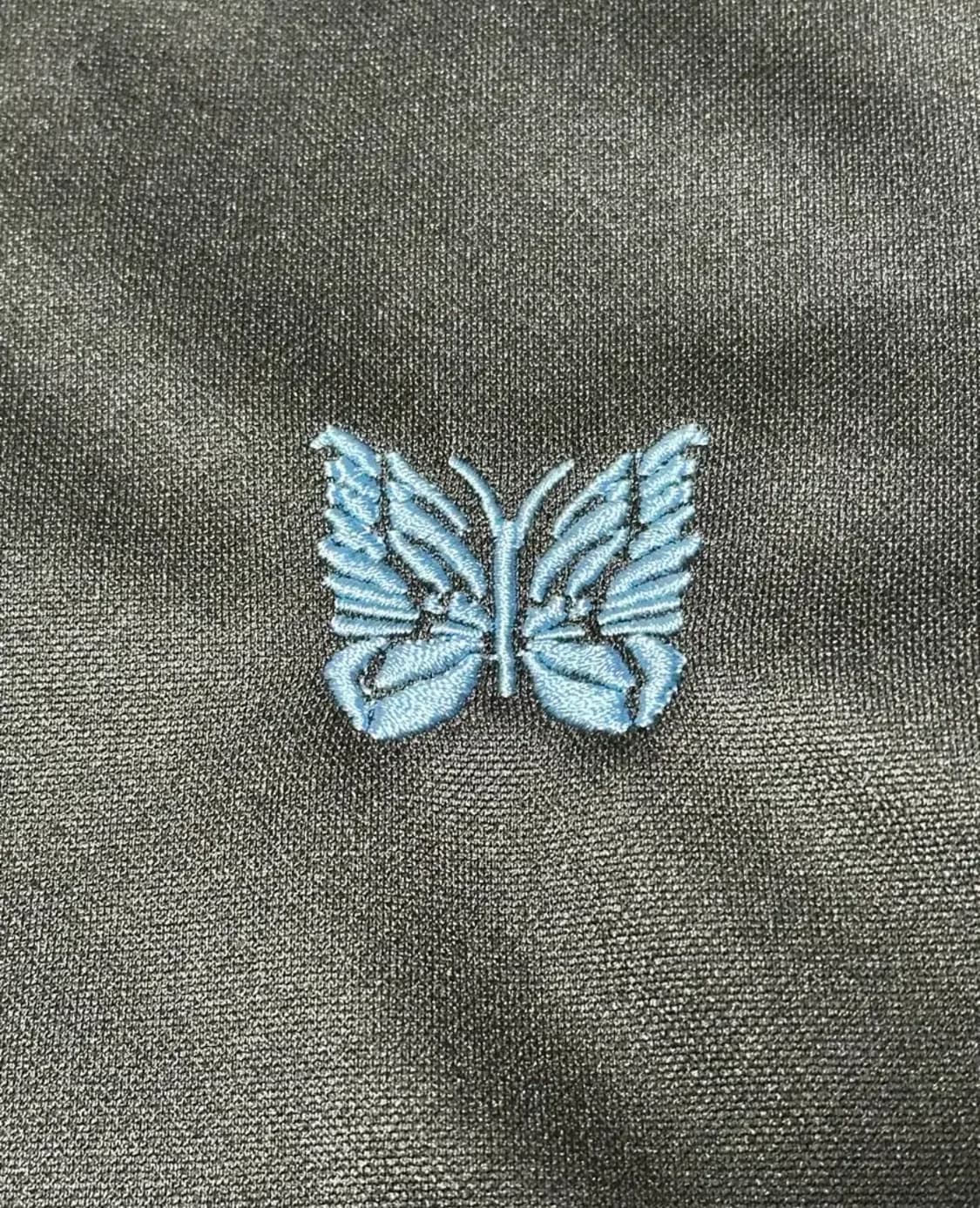 급처 S) Needles 니들스 검파 블랙 블루 트랙 자켓 져지 집업 상품이미지3