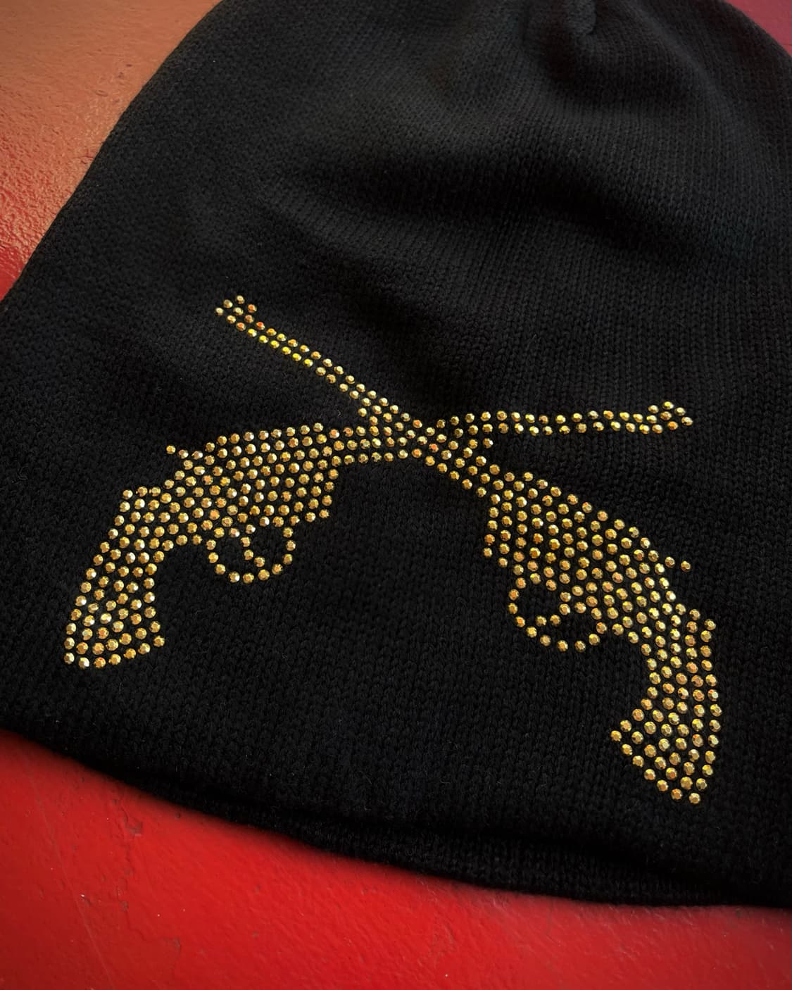 Vintage Guns Cubic Trimming Knit Beanie 상품이미지4