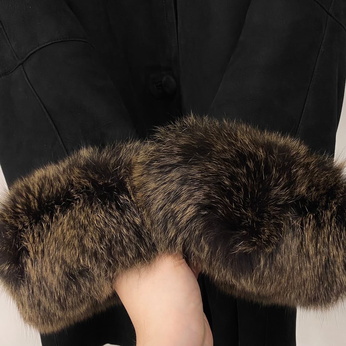 이벨렌 양가죽 양털 폭스퍼 무스탕 코트 상품이미지5