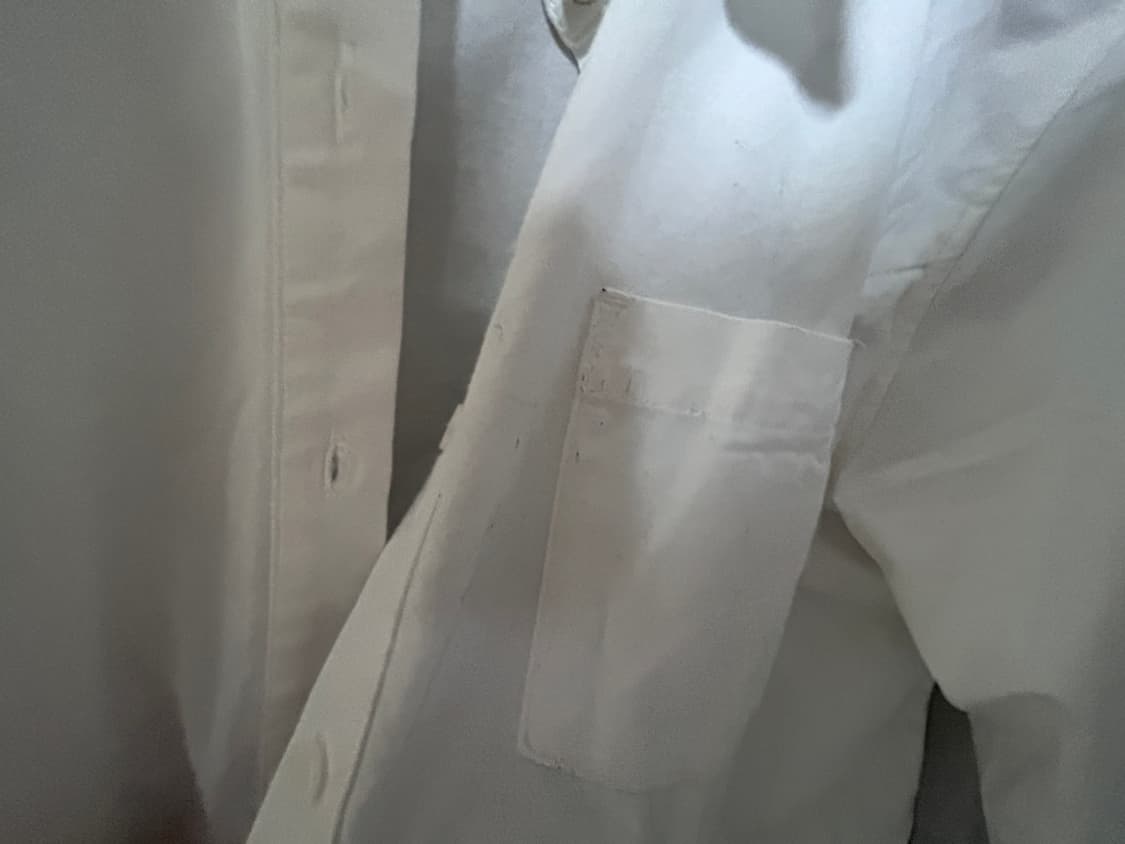 울리카상투스 mesh paneled shirt white 셔츠 상품이미지3