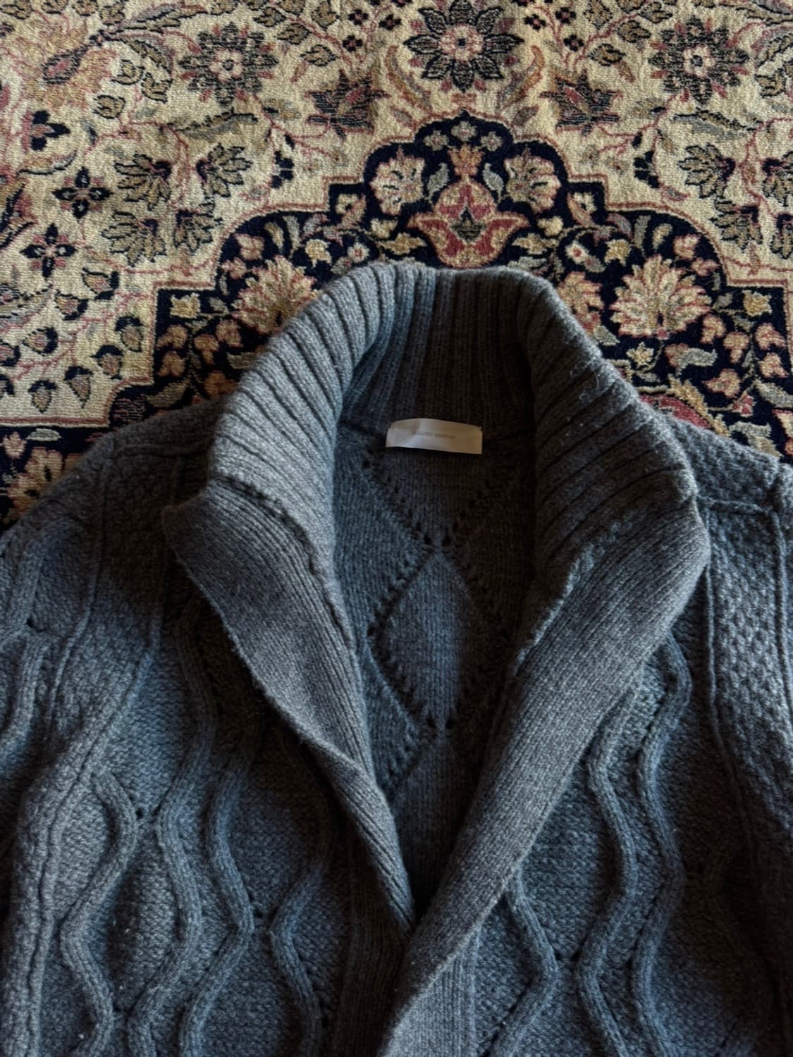 마리오 그리포니 노르딕 숄칼라 가디건 100 상품이미지2