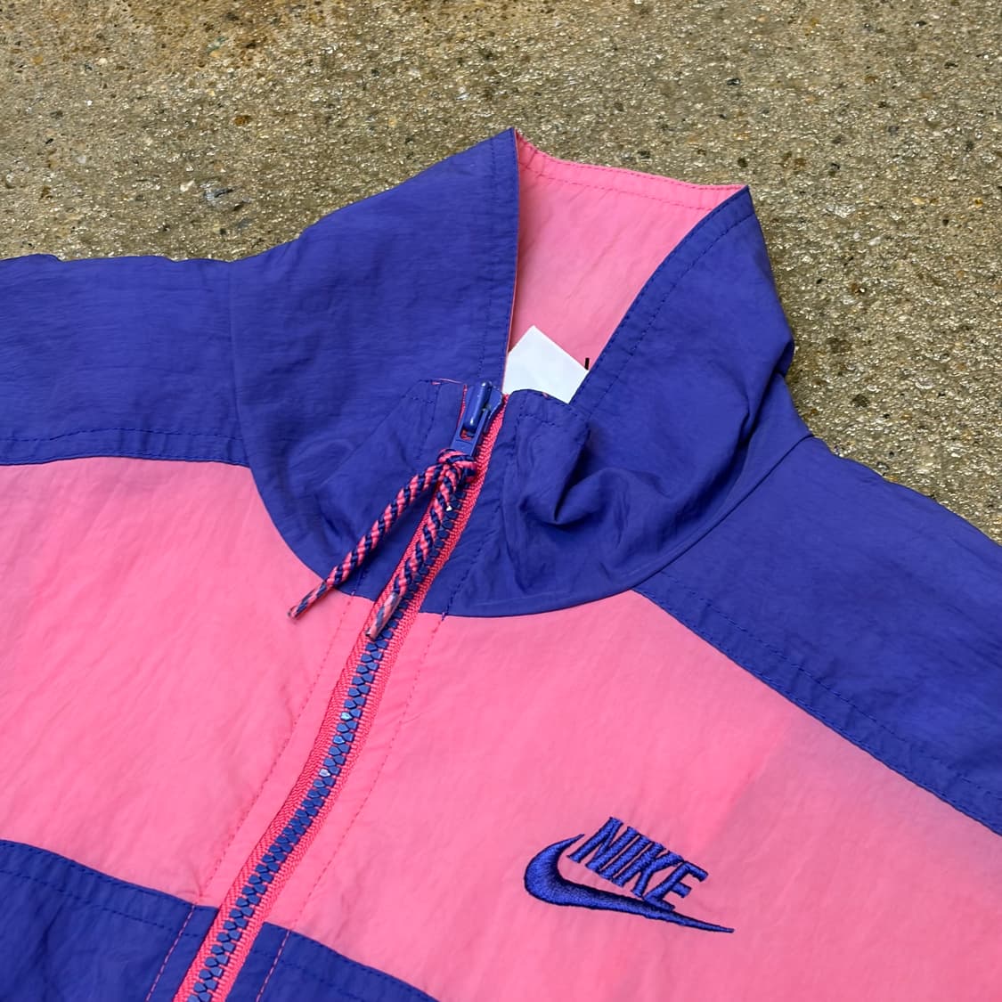 레어 80s 미국 빈티지 나이키 배색 바람막이 상품이미지5