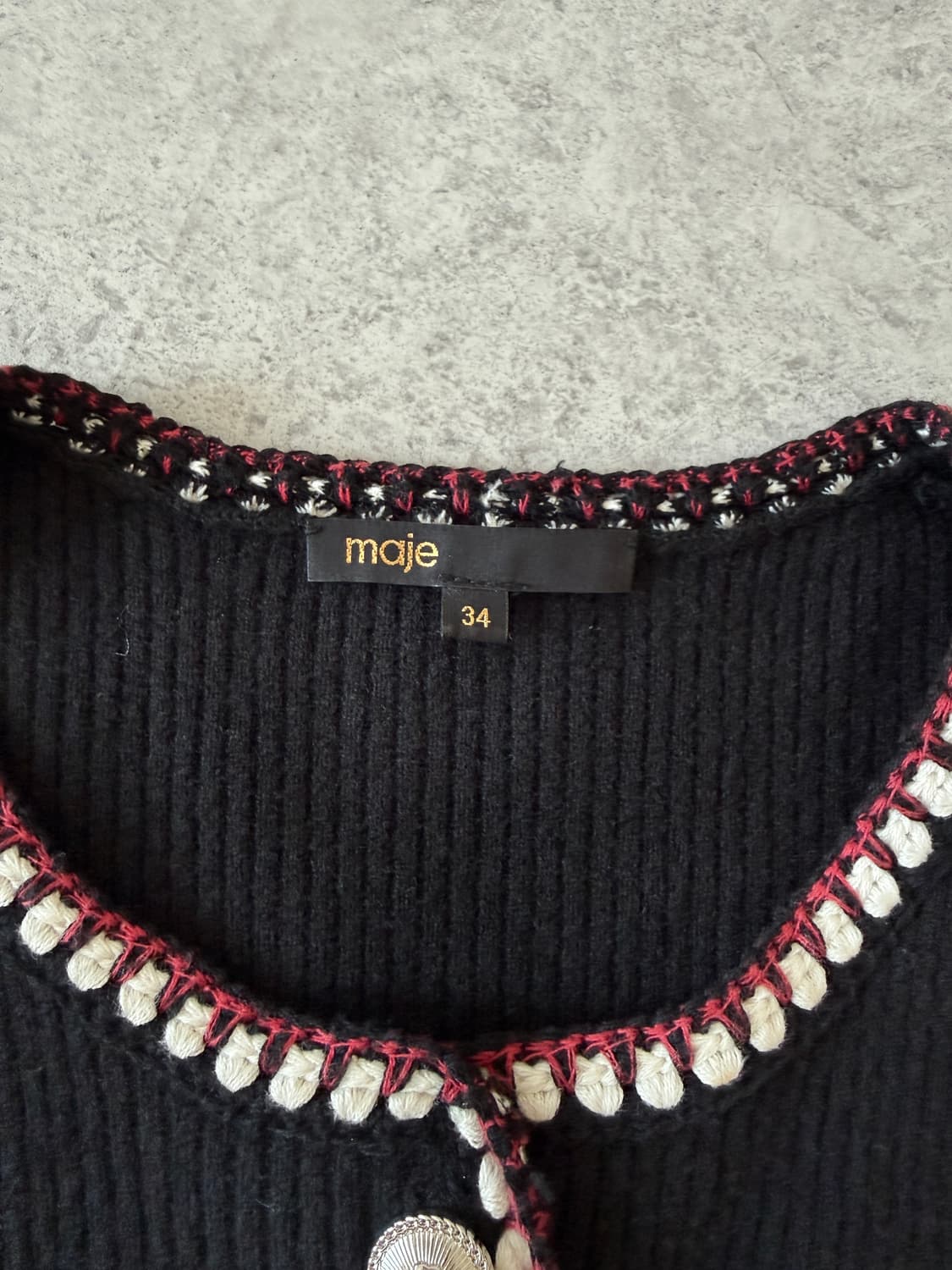 마쥬 니트 원피스 블랙 상품이미지7