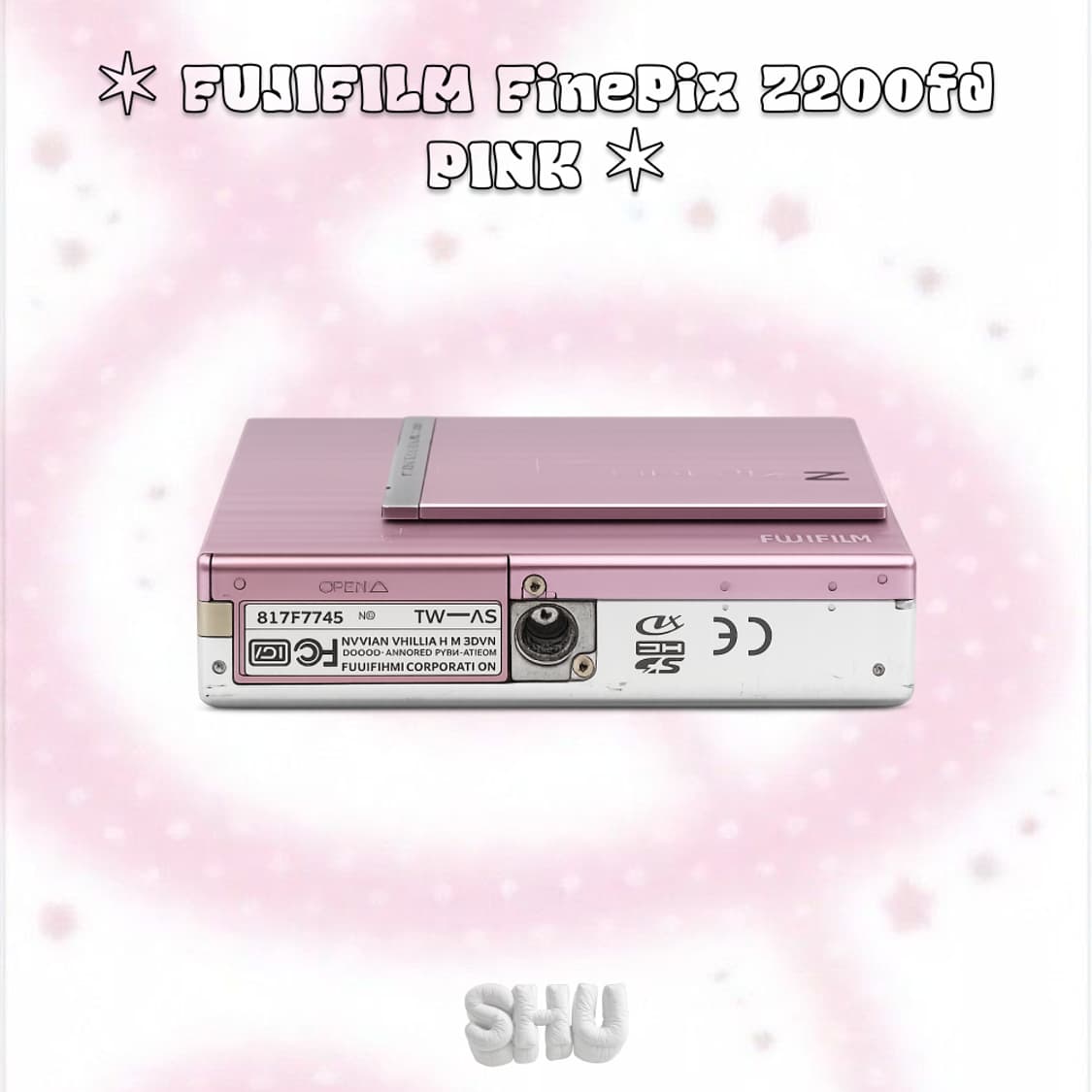 후지필름 파인픽스 z200fd 빈티지 슬라이드 디카 핑크 상품이미지6