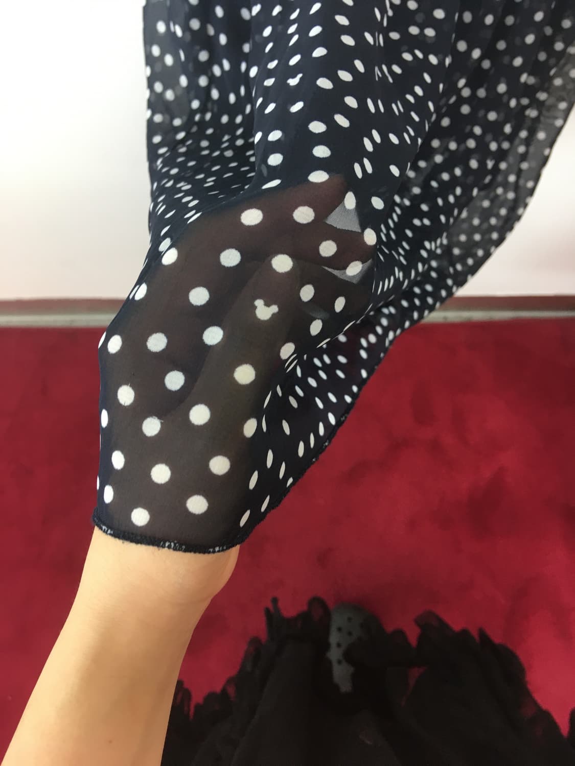 vintage polka dot mickey mouse skirt 상품이미지2