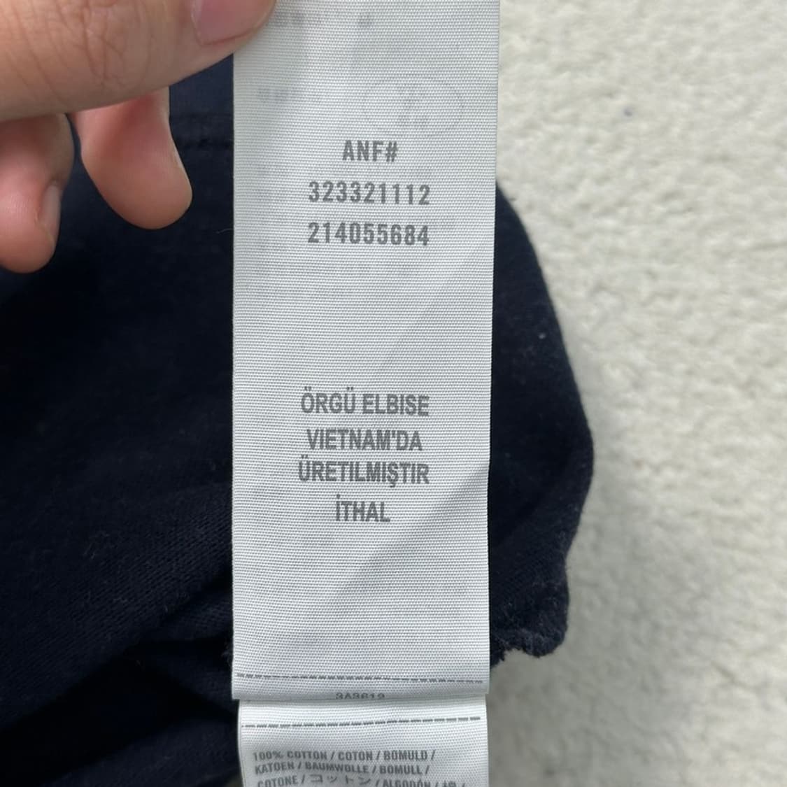ABERCROMBIE & FITCH 홀리스터 로고 반팔티 M 상품이미지7