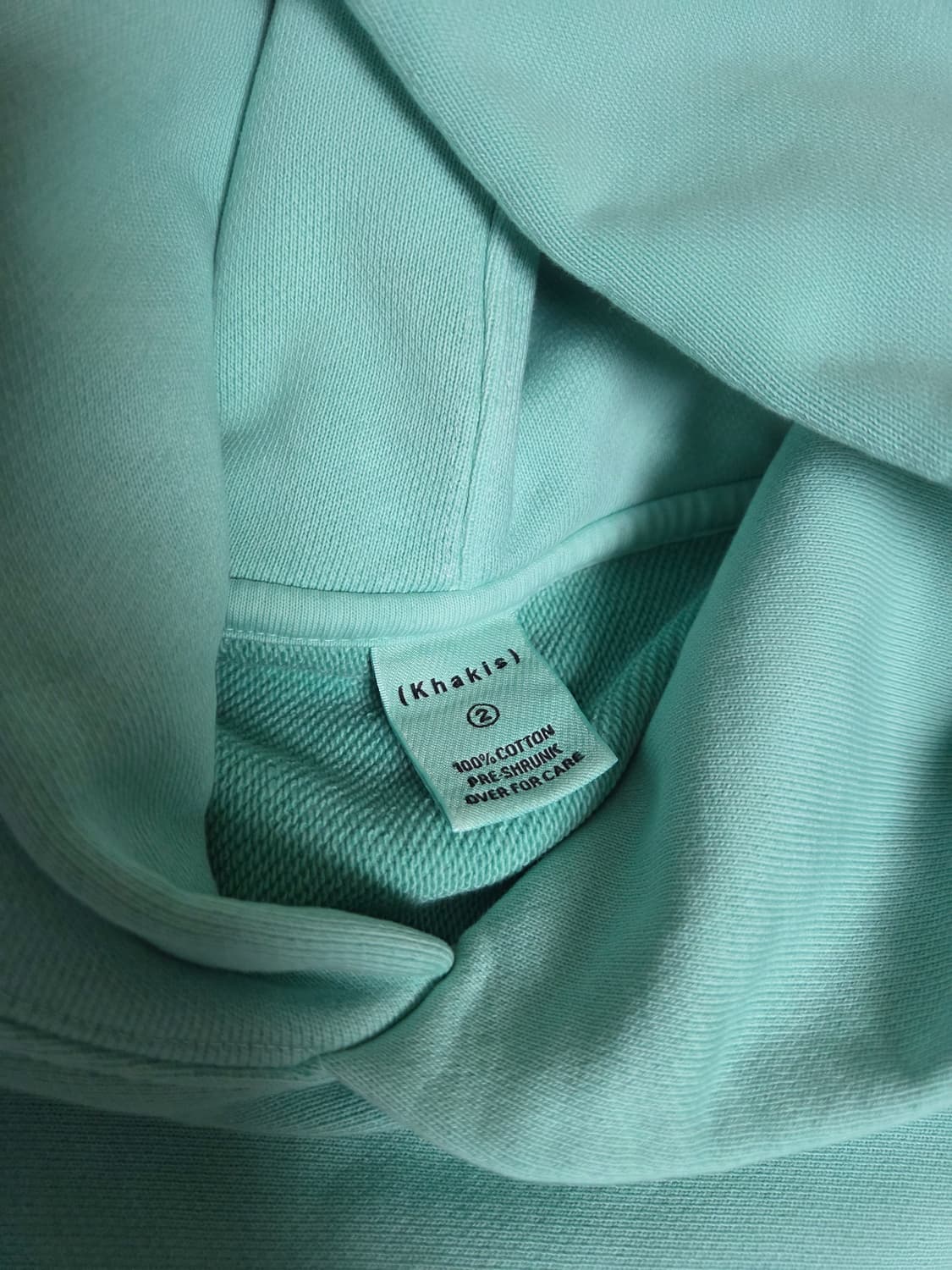 [2] 카키스 후드티 민트 상품이미지3