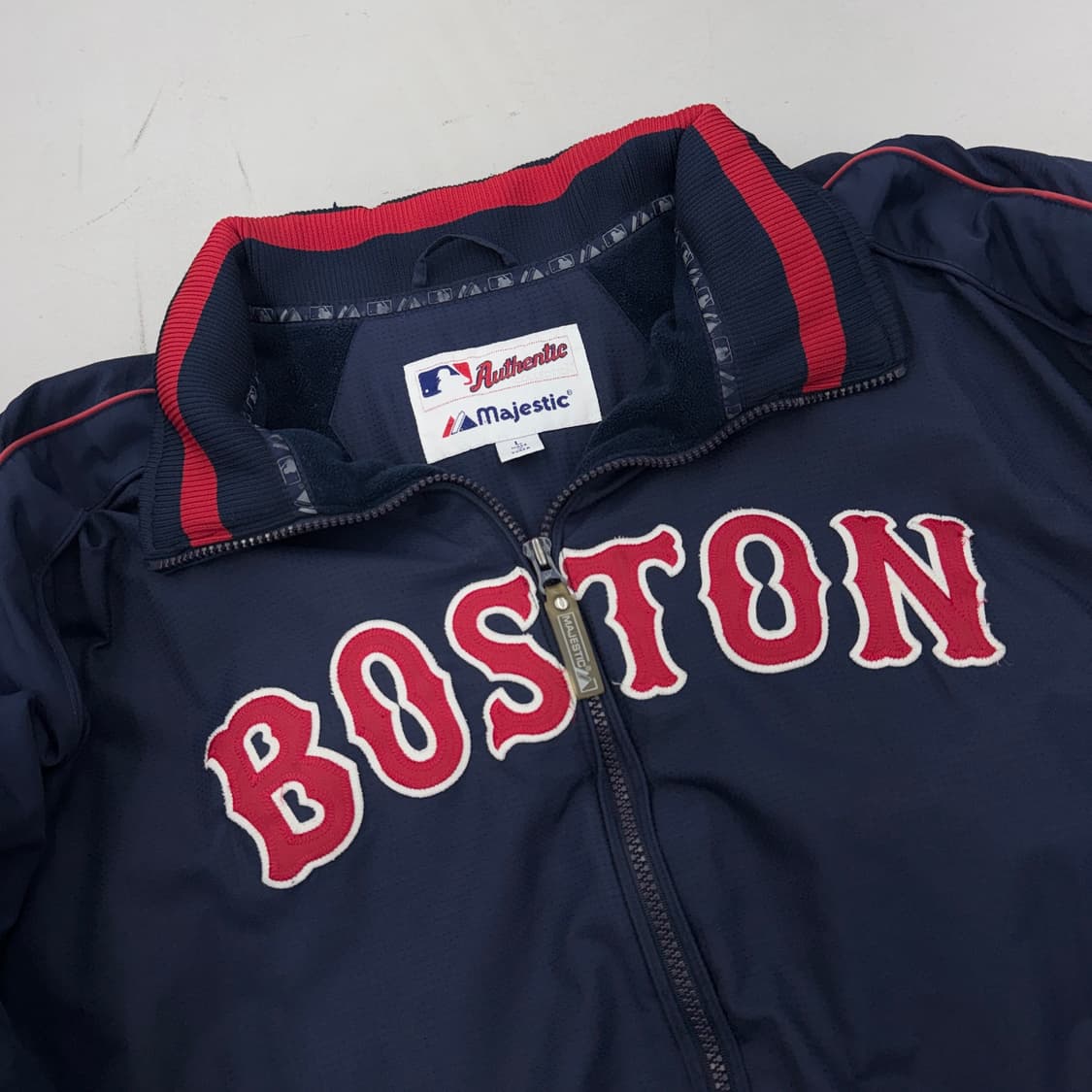 마제스틱 오왼 보스턴 레드삭스 베이스볼 올드스쿨 점퍼 자켓 상품이미지3