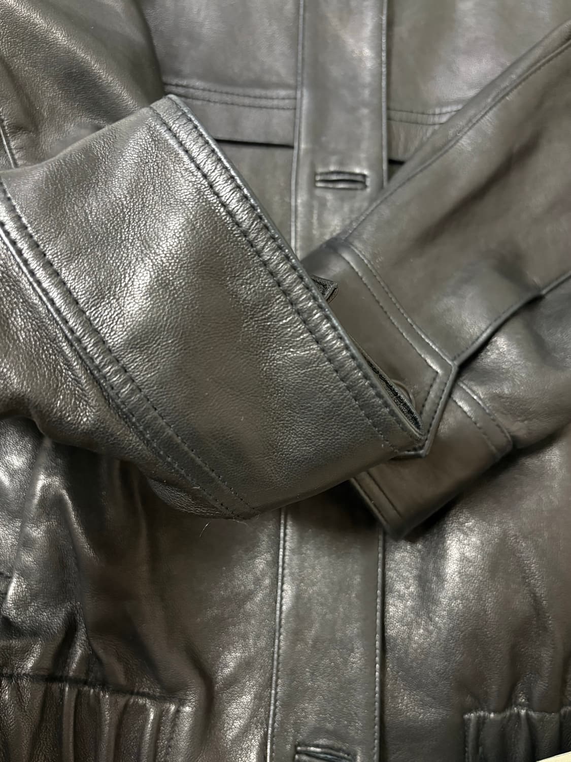 닐바이피 레더 블루종자켓 34사이즈 상품이미지6