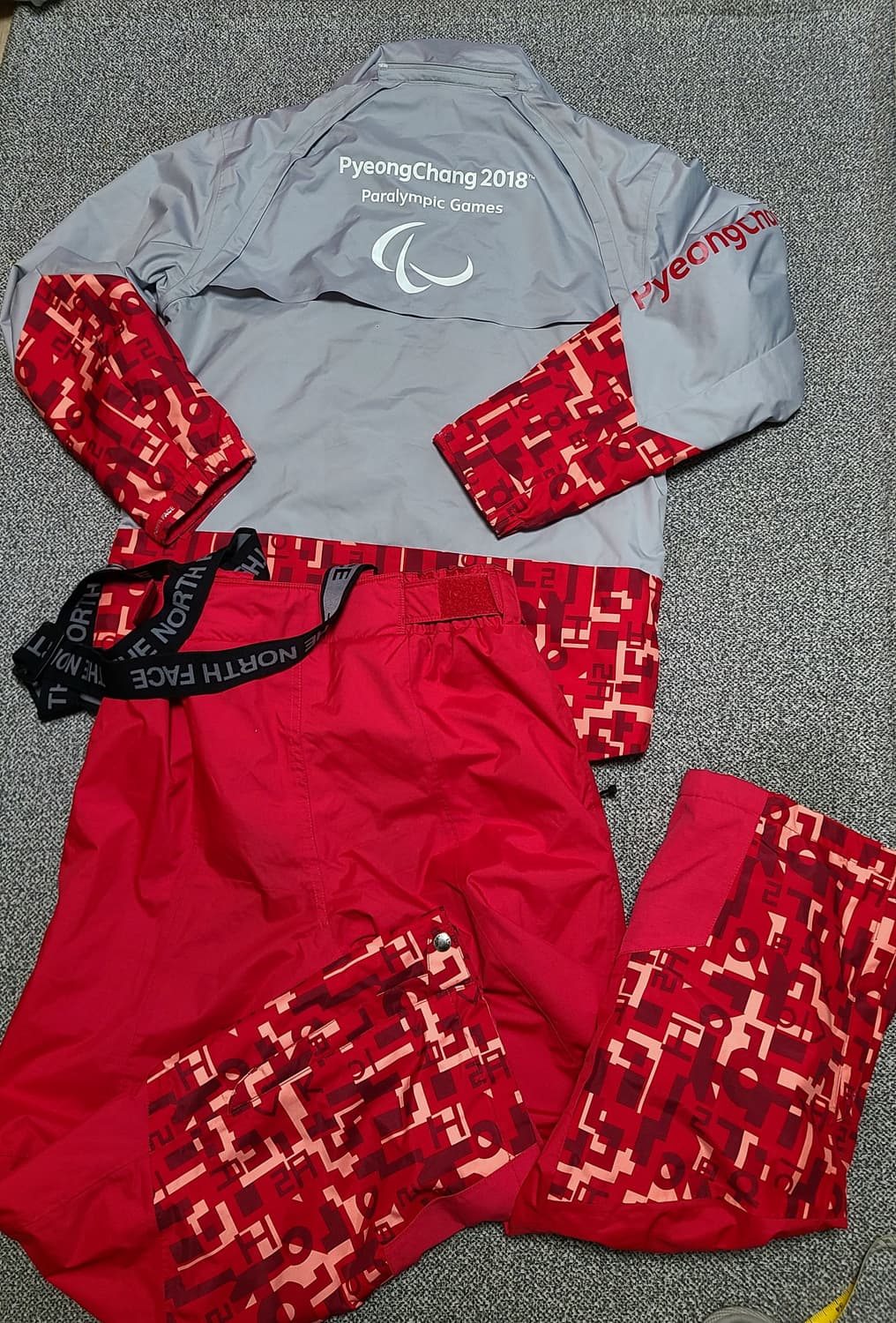 노스페이스 평창 올림픽 스키복  상하의 M 상품이미지8