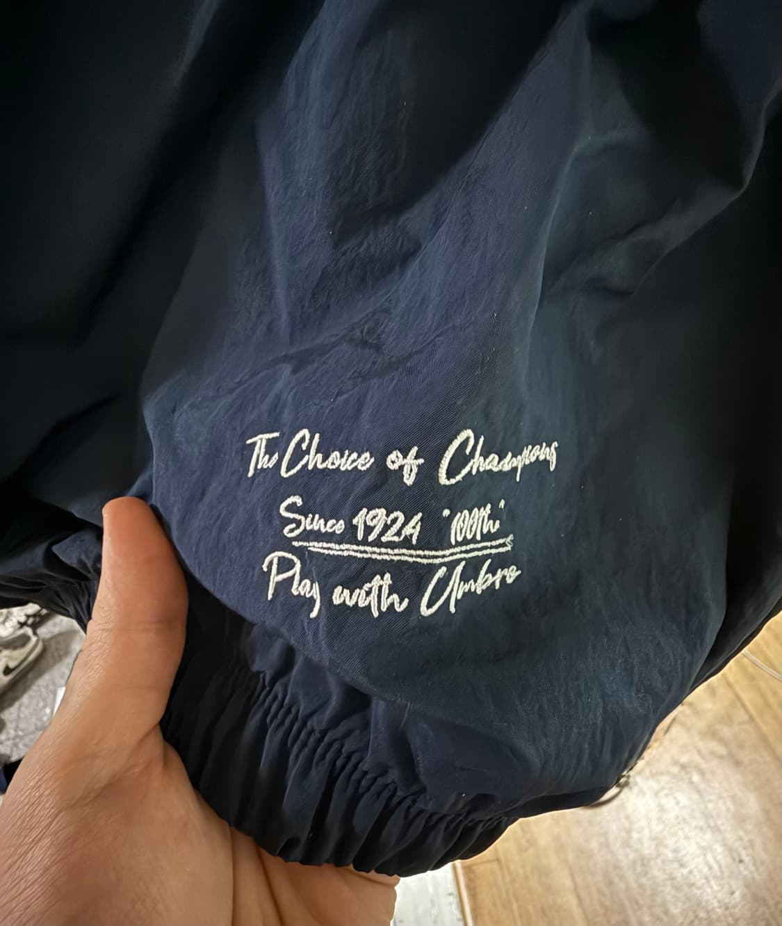 엄브로 HBL OG 셋업 자켓 네이비 100 상품이미지5