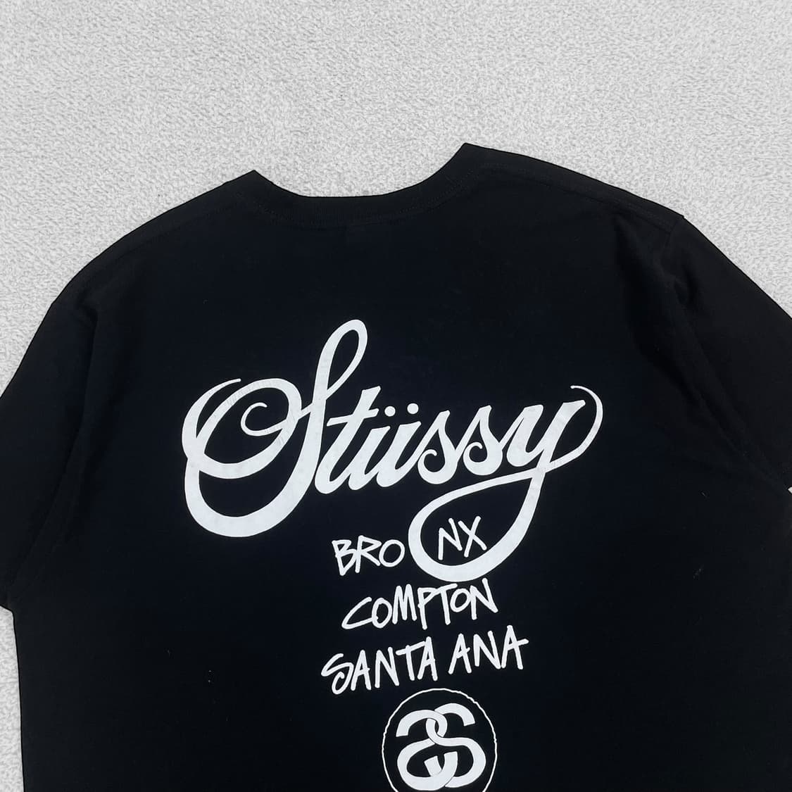 스투시 Stussy 월드투어 반팔 티셔츠 블랙 상품이미지4
